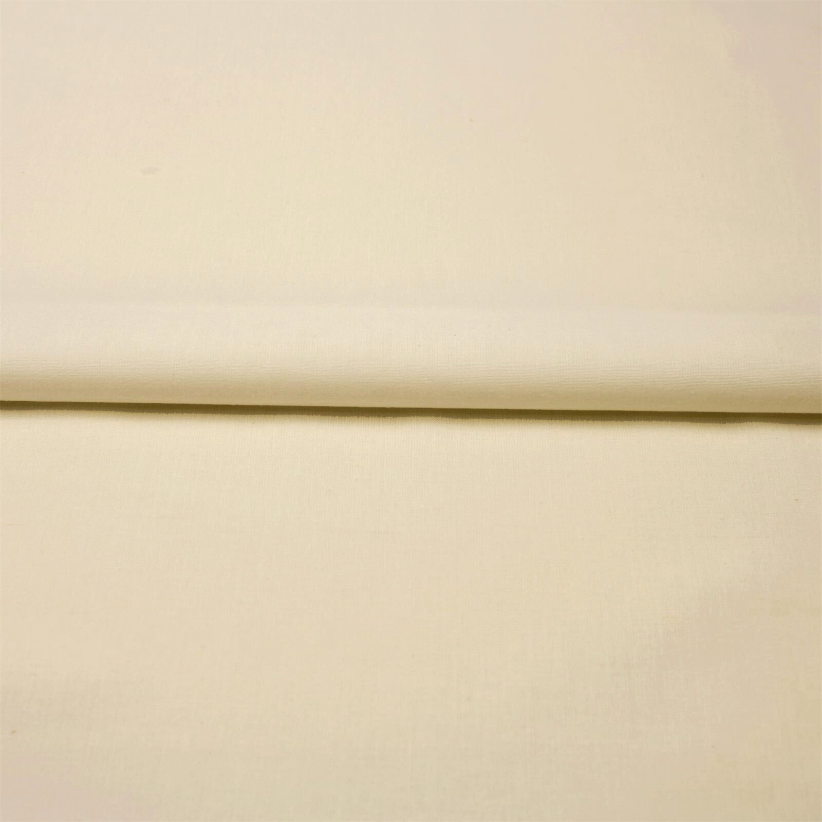 Stoff Meterware Baumwolle Linon Beige