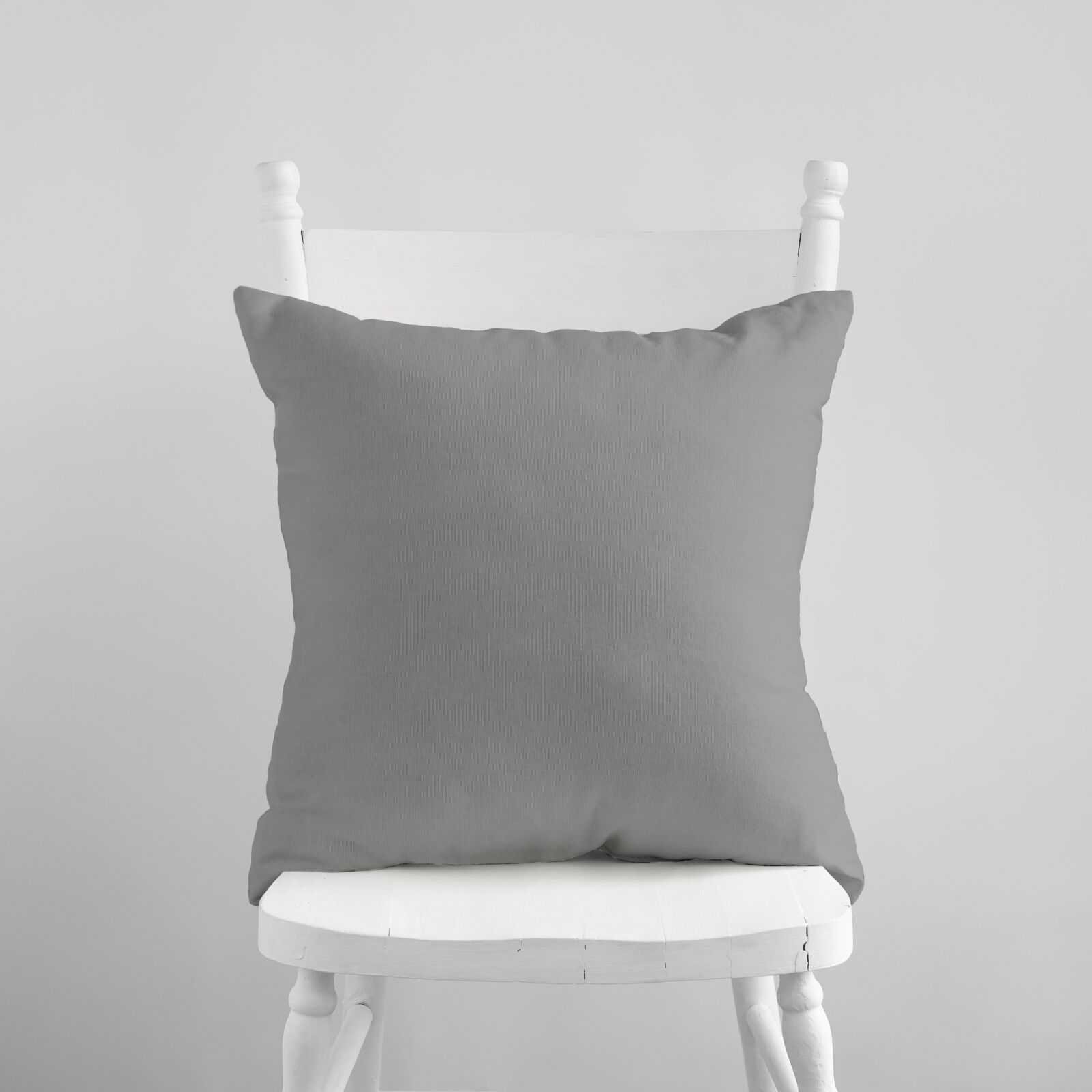 Komplettkissen Polyester-Grau / 30x30 cm