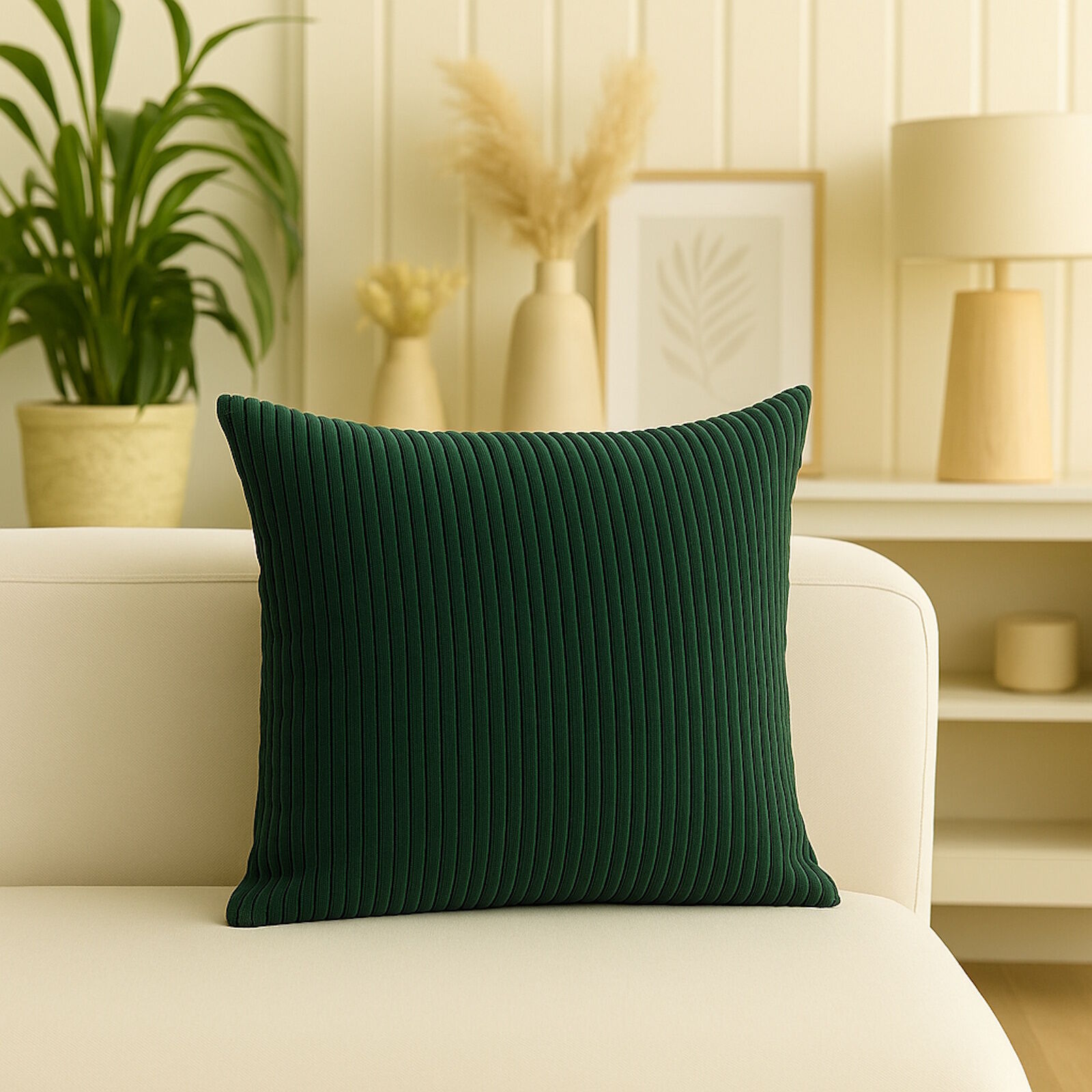 Kissenbezug Cord Kopalina Dunkel Grün