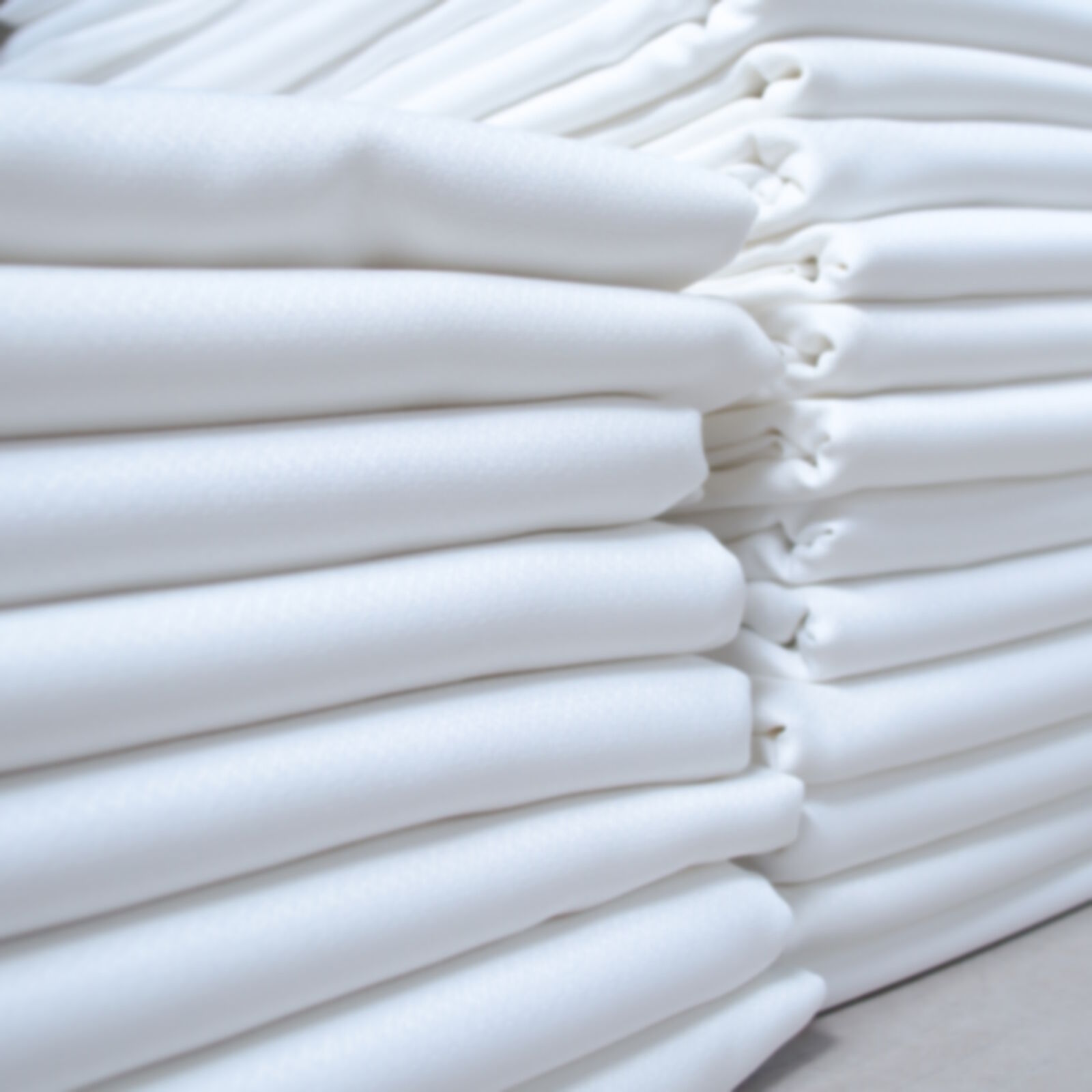 Bettlaken 150x250 cm Weiß Baumwolle 2er Pack