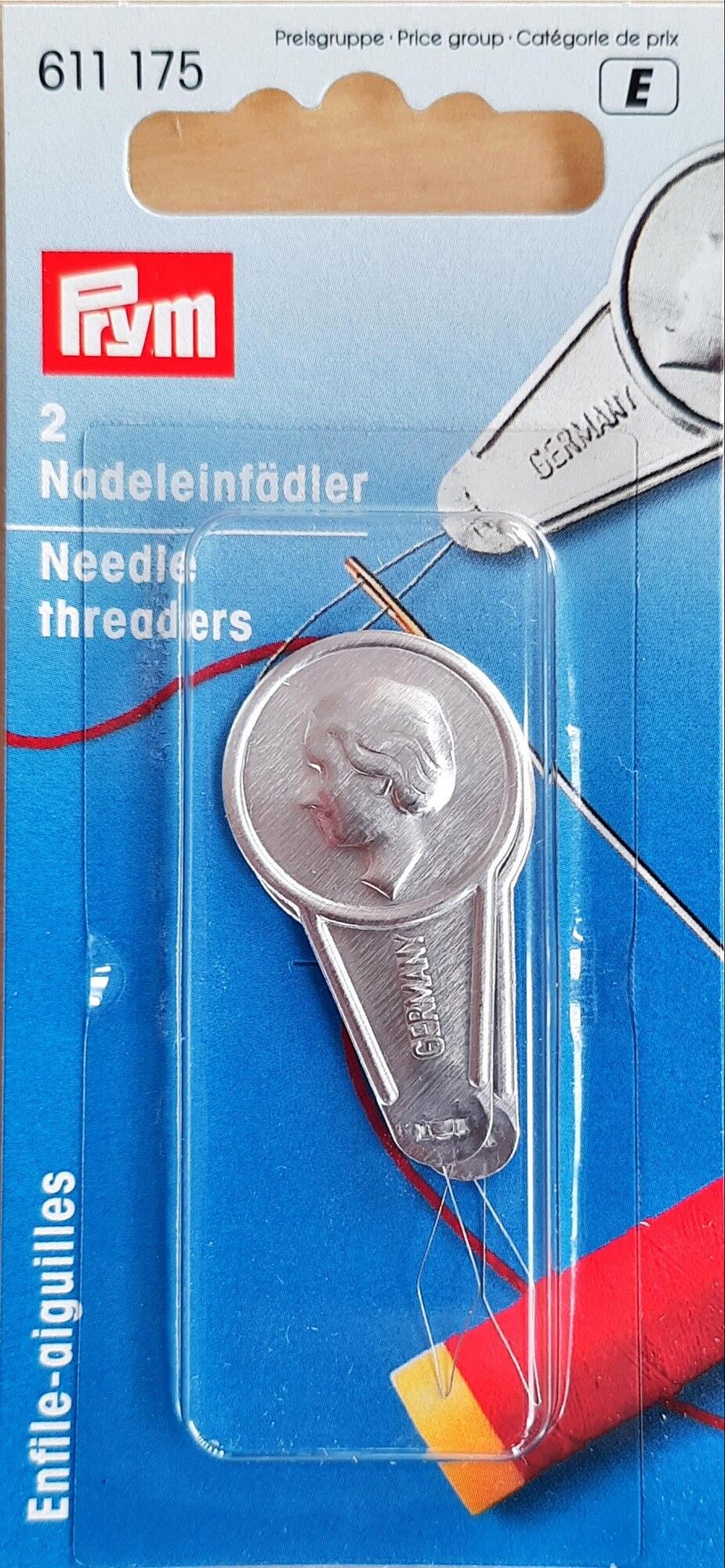 Nadeleinfädler silberfarbig
