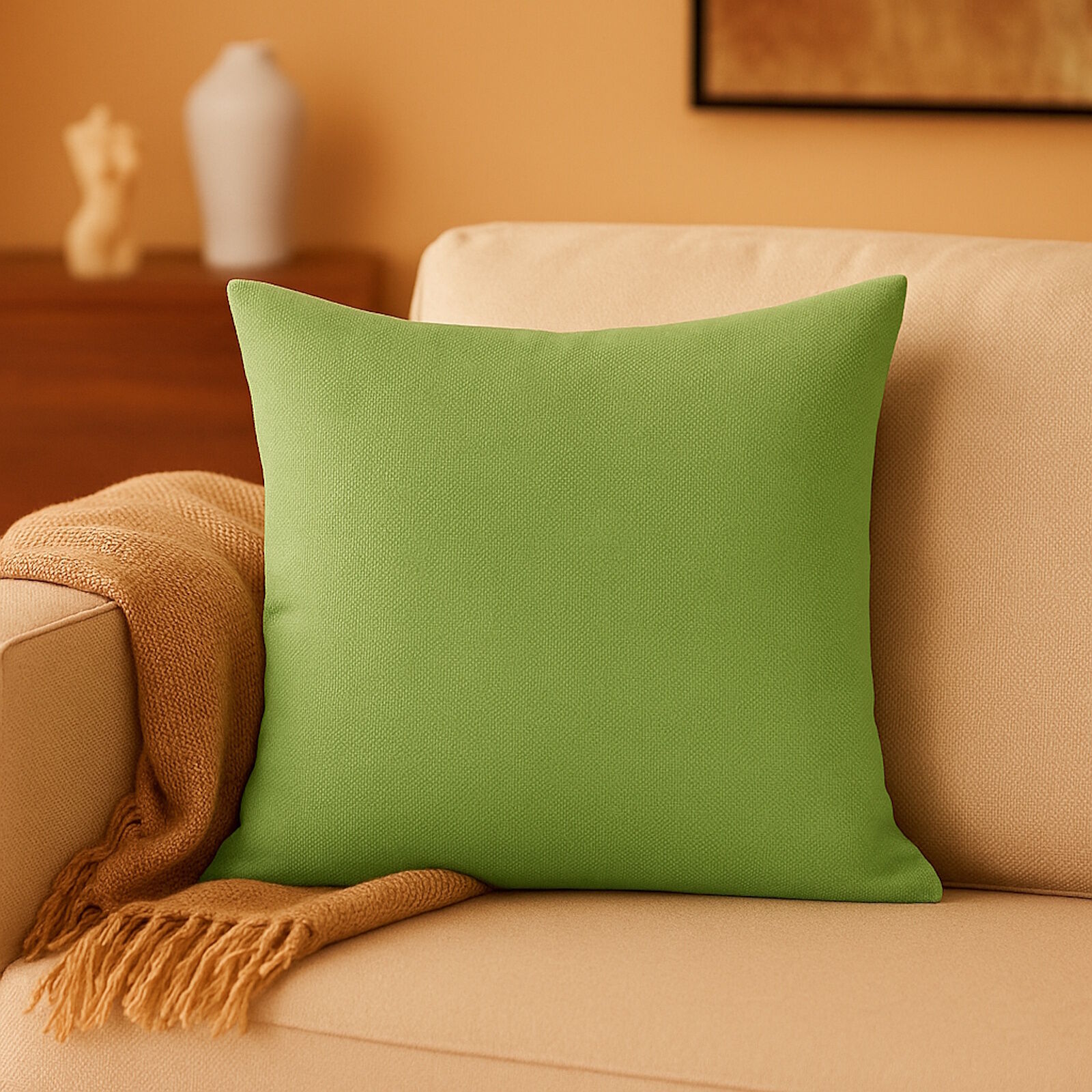 Kissenbezug Dots Hellgrün