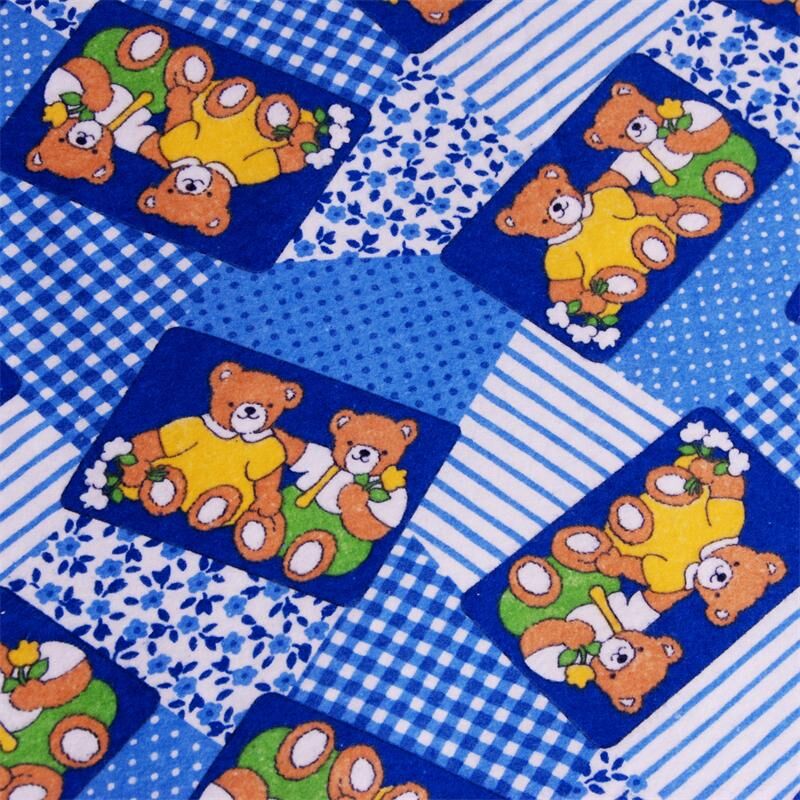 Kinderbettwäsche Bären 135x200 Blau