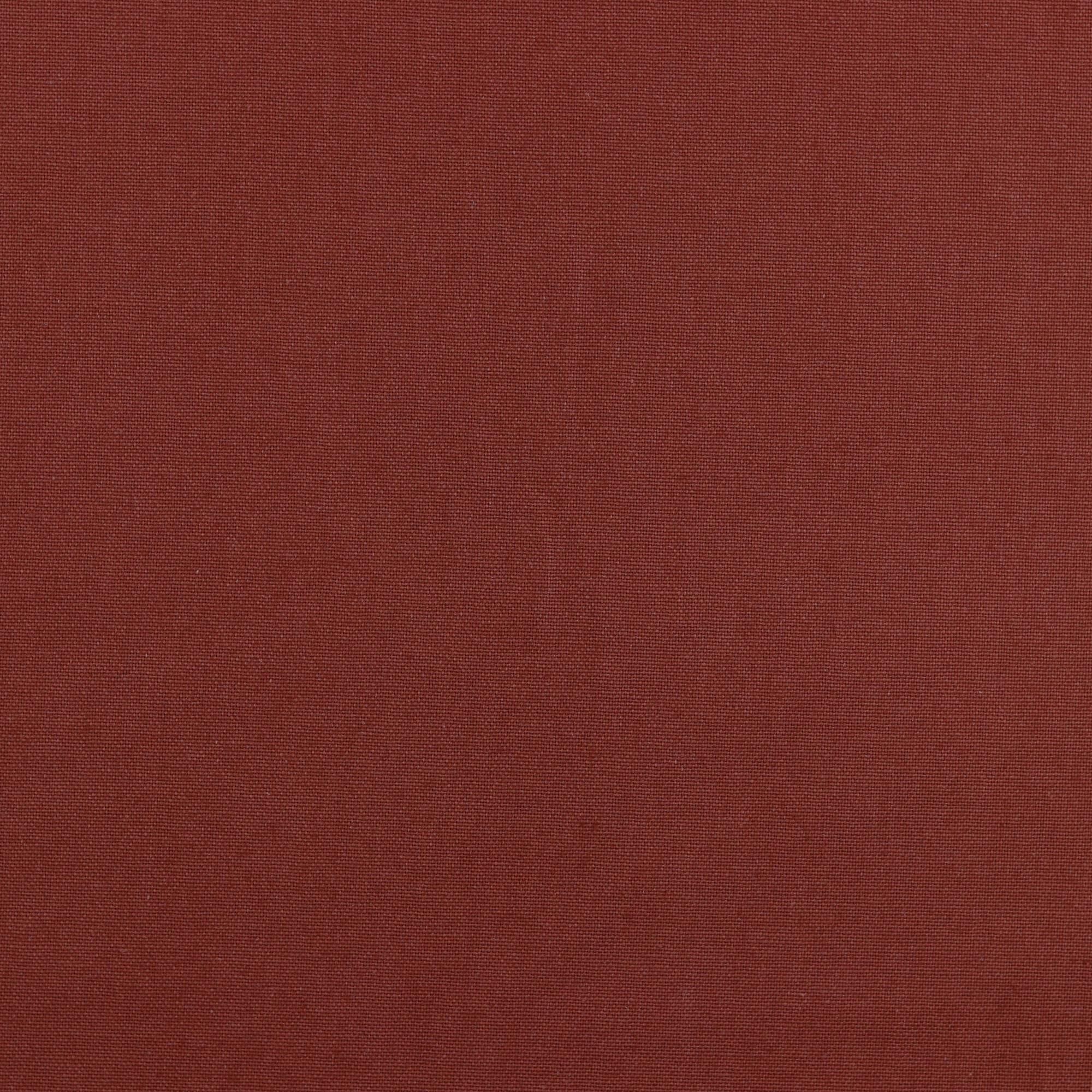 Stoff Meterware Canvas Uni Terracotta