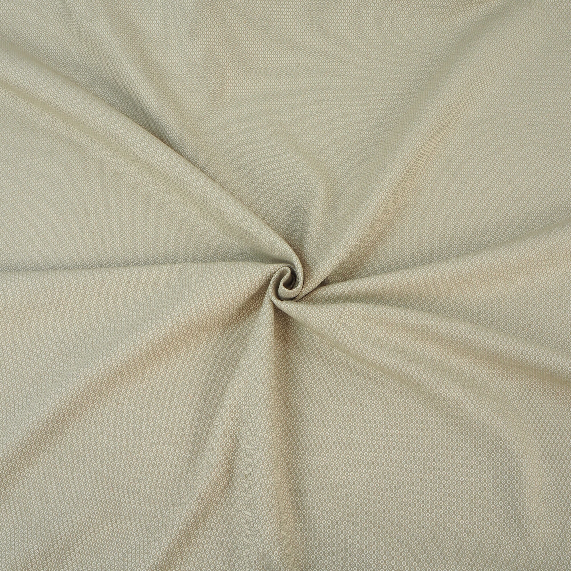 Stoff Meterware Emil Punkte klein beige Webware Jacquard