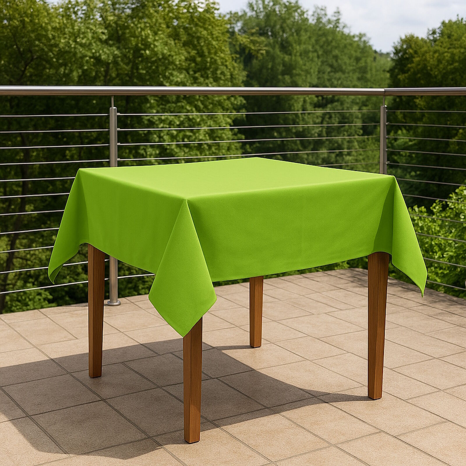 Tischdecke Teflon Beschichtet - 130x170 - Hellgrün