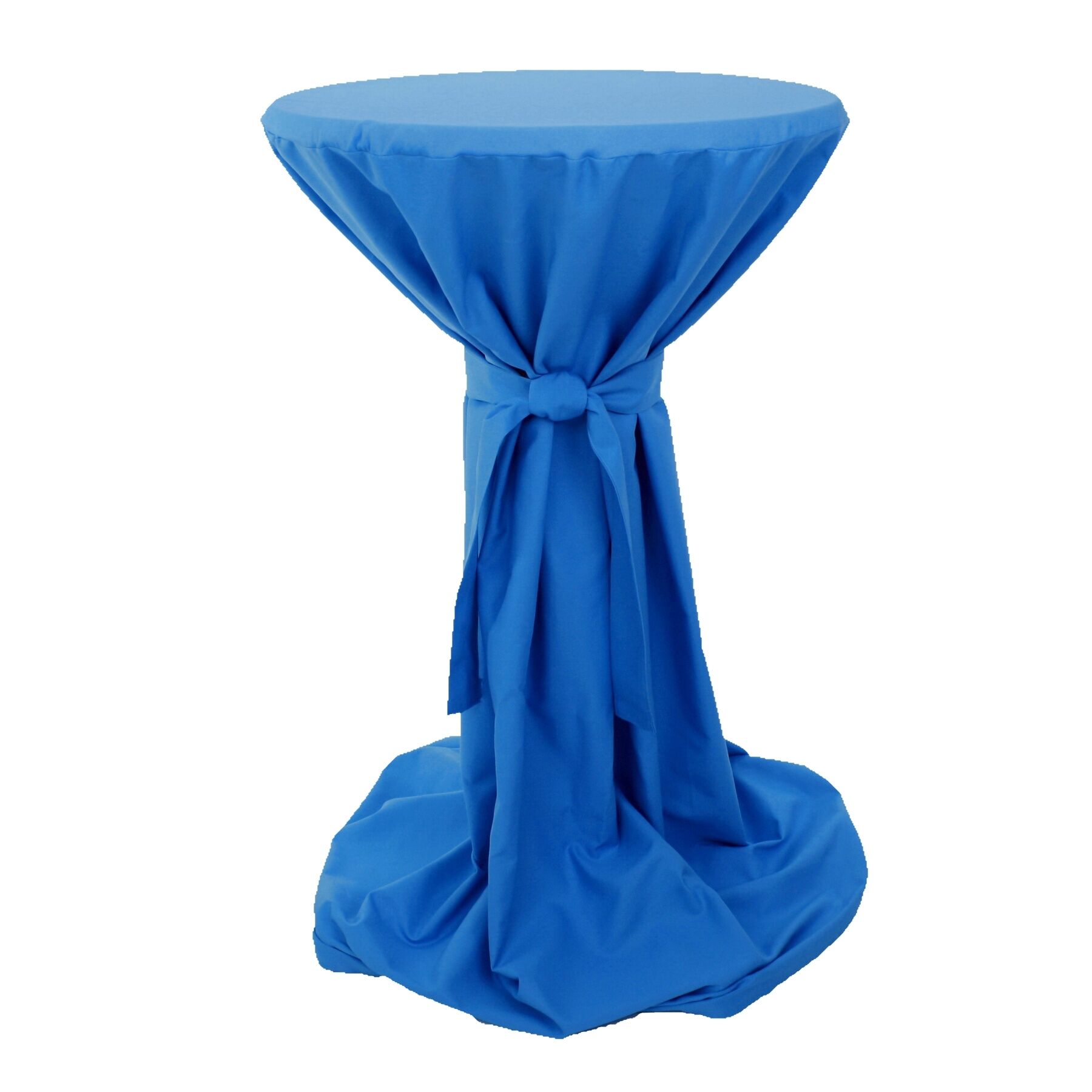 Stehtischhusse Baumwolle Linon-Türkis-80-85 cm