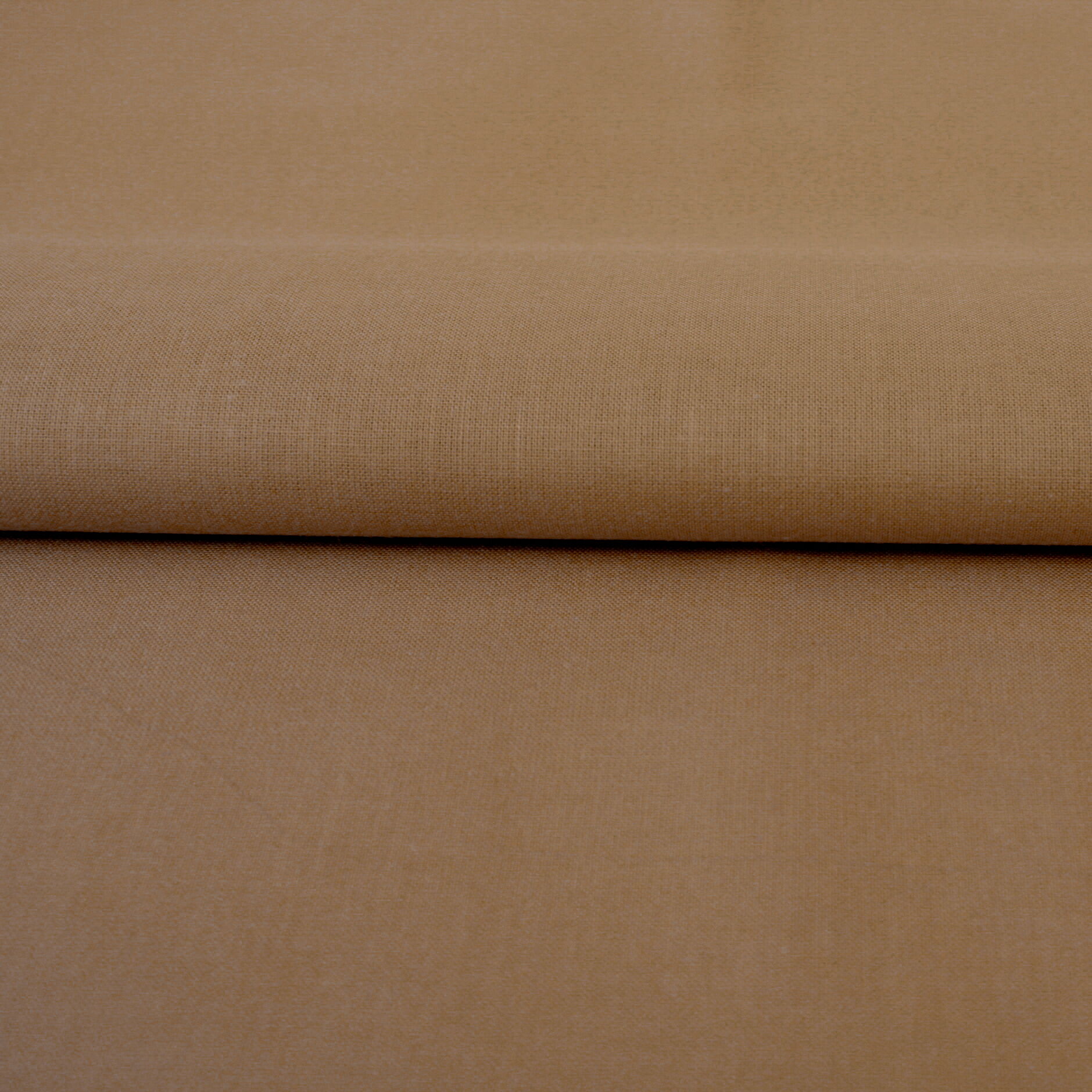Uni Stoff Taupe Baumwolle Linon