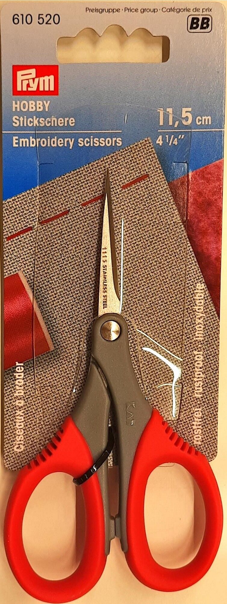 HOBBY Stickschere 4 1/4" 11,5 cm