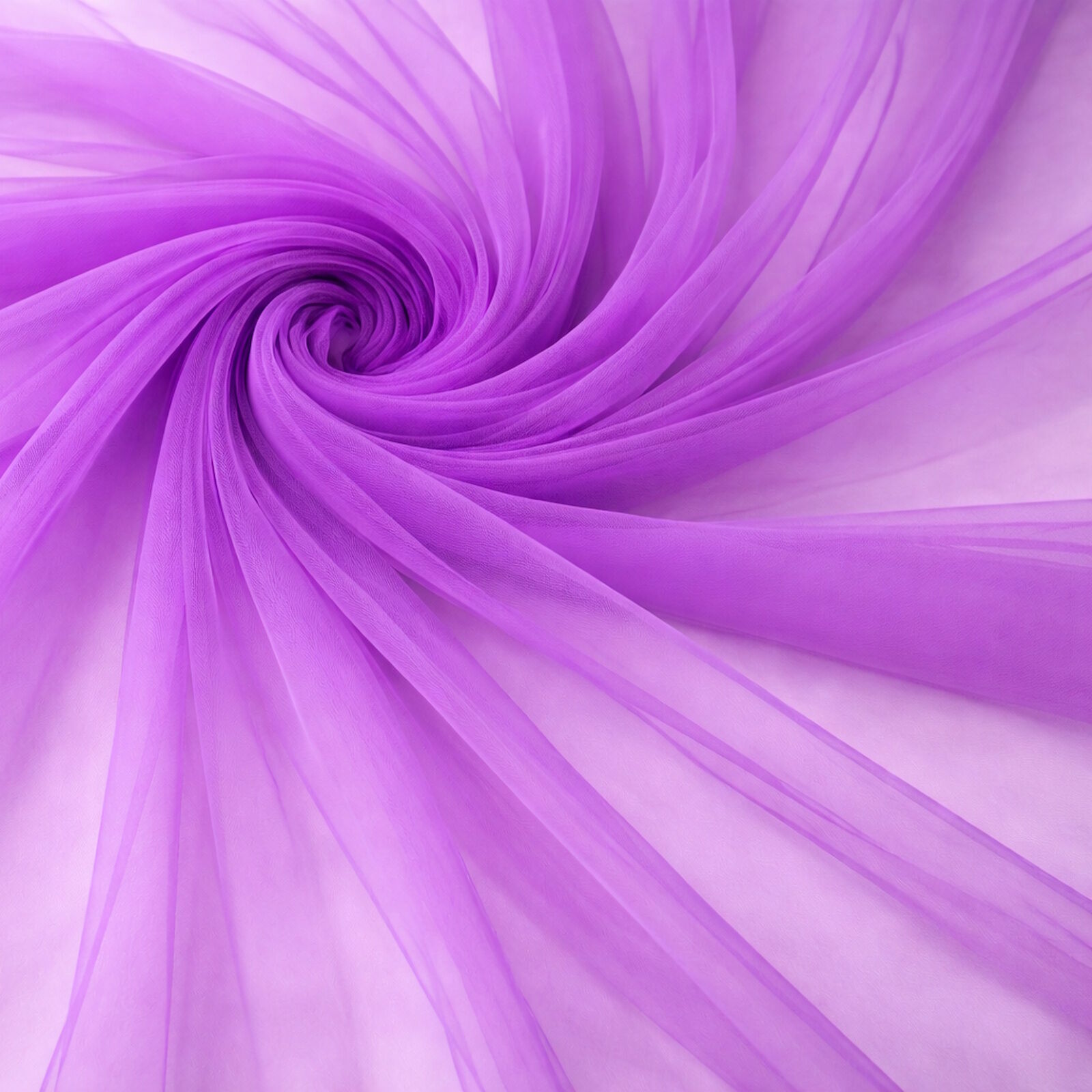 Tüll Stoff Lila Violett feinmaschig transparent