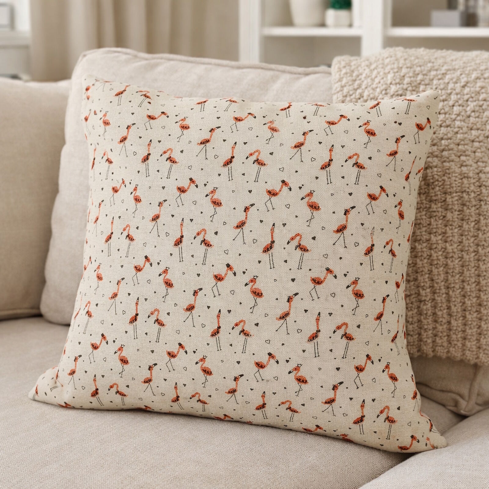Kissenbezug Flamingo Henry 40x40
