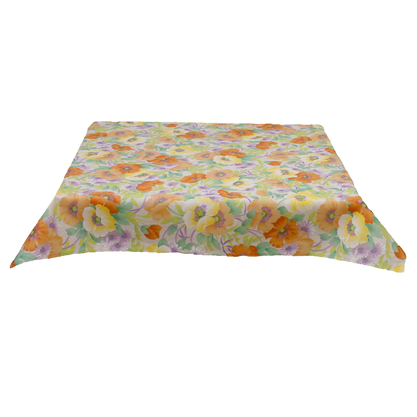 Outdoor Tischdecke Blumen Orange