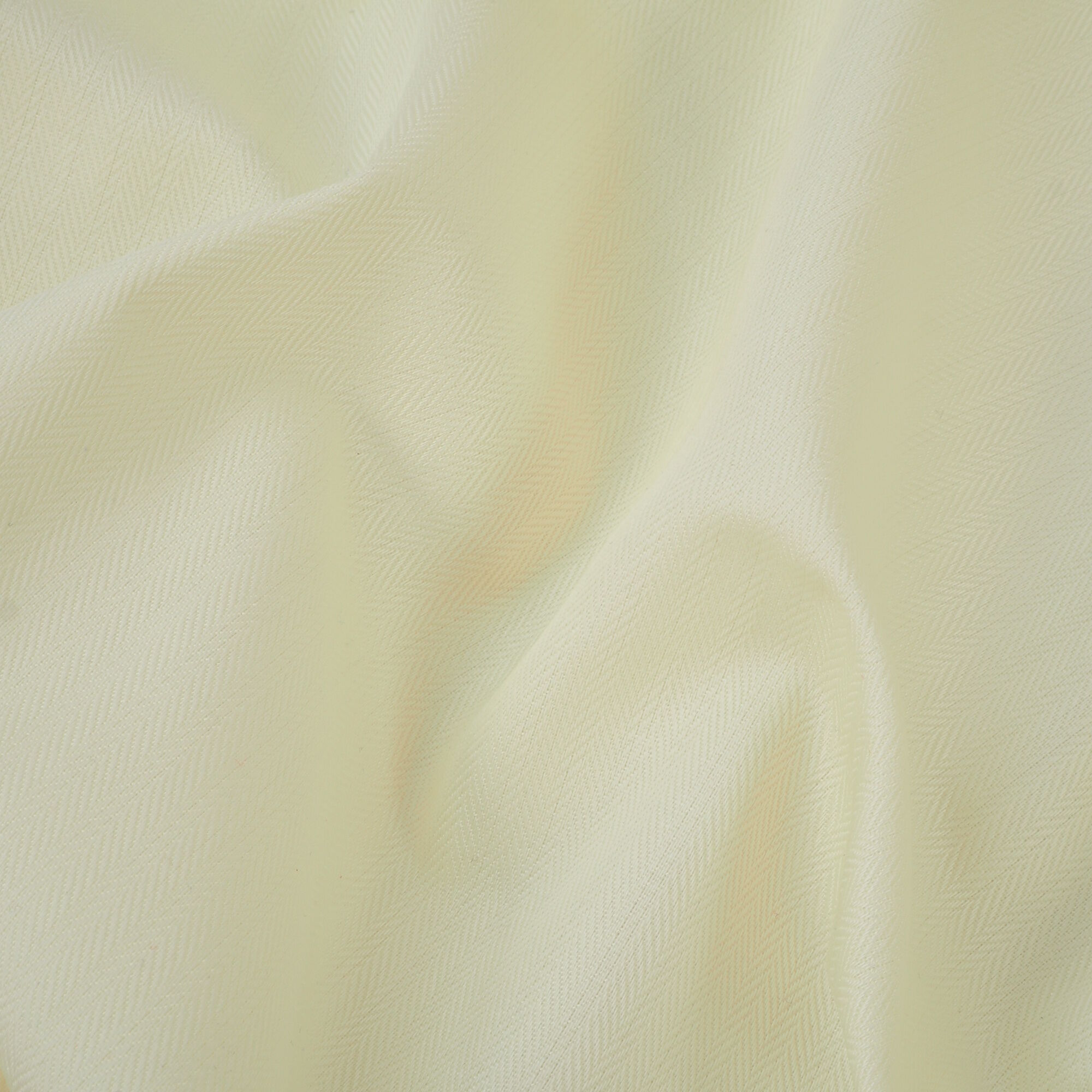 Stoff Meterware Trevira CS Creme Fischgrät 105 cm Breite