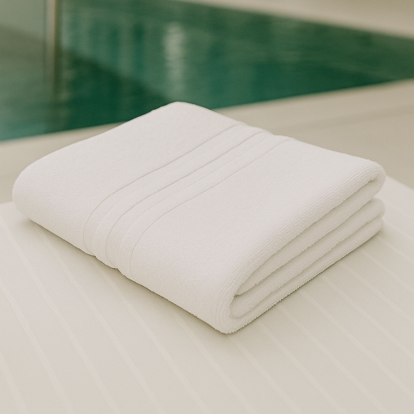 Wellness Handtuch Weiß 50x100 6 Stück