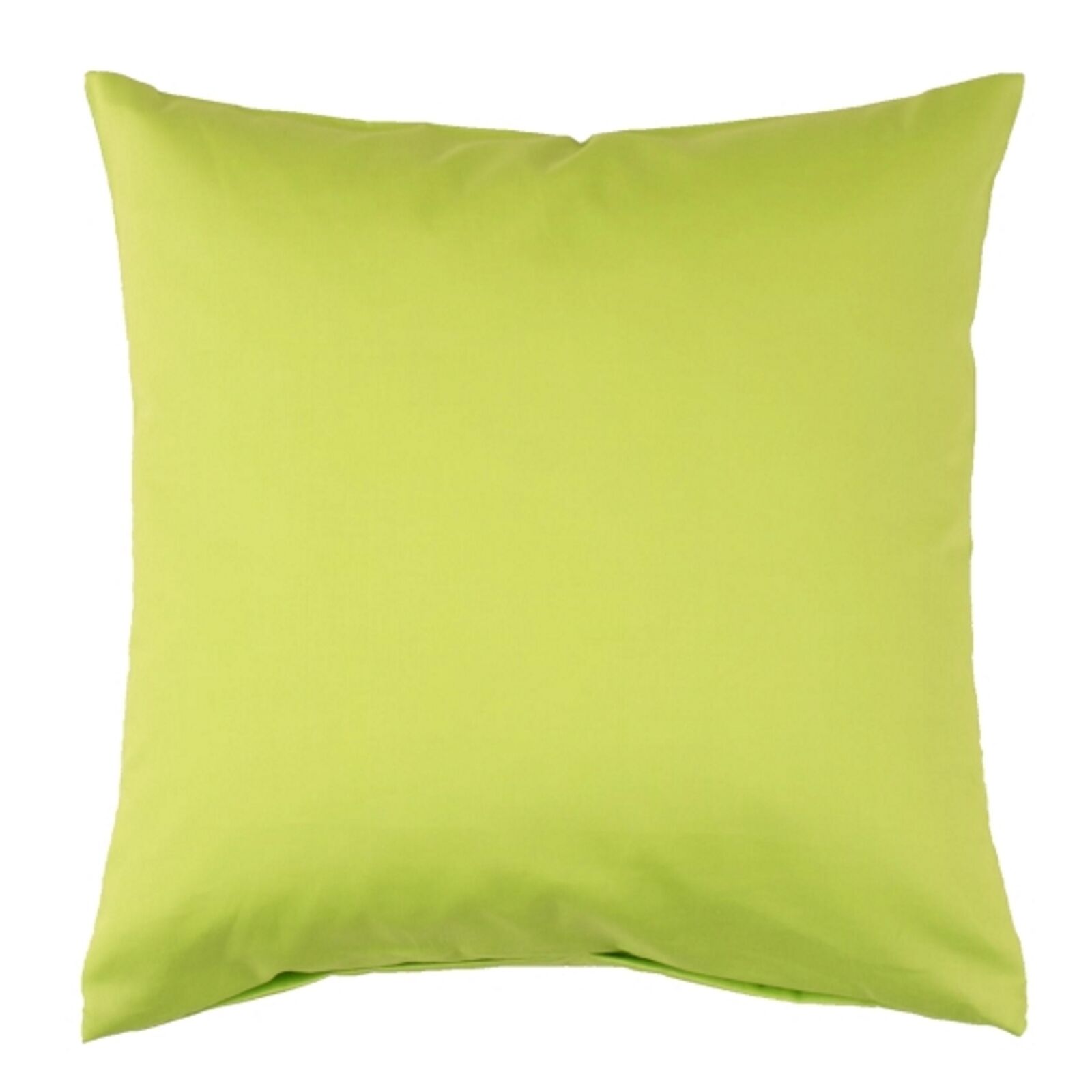 Kissenbezug Uni Baumwolle Linon-40x40 cm-Hellgrün