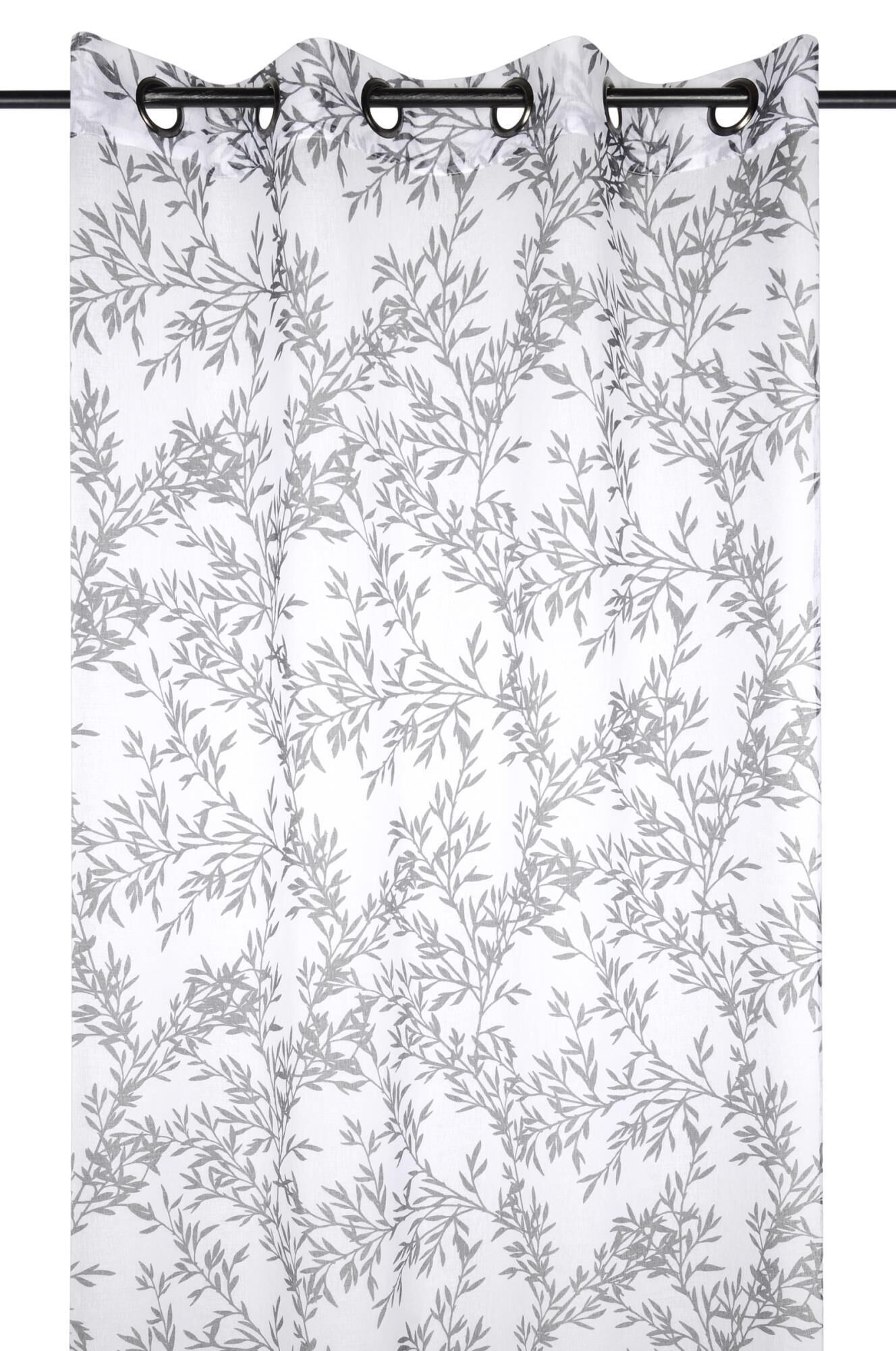 Gardine 135x260 cm Goldy schwarz-weiß