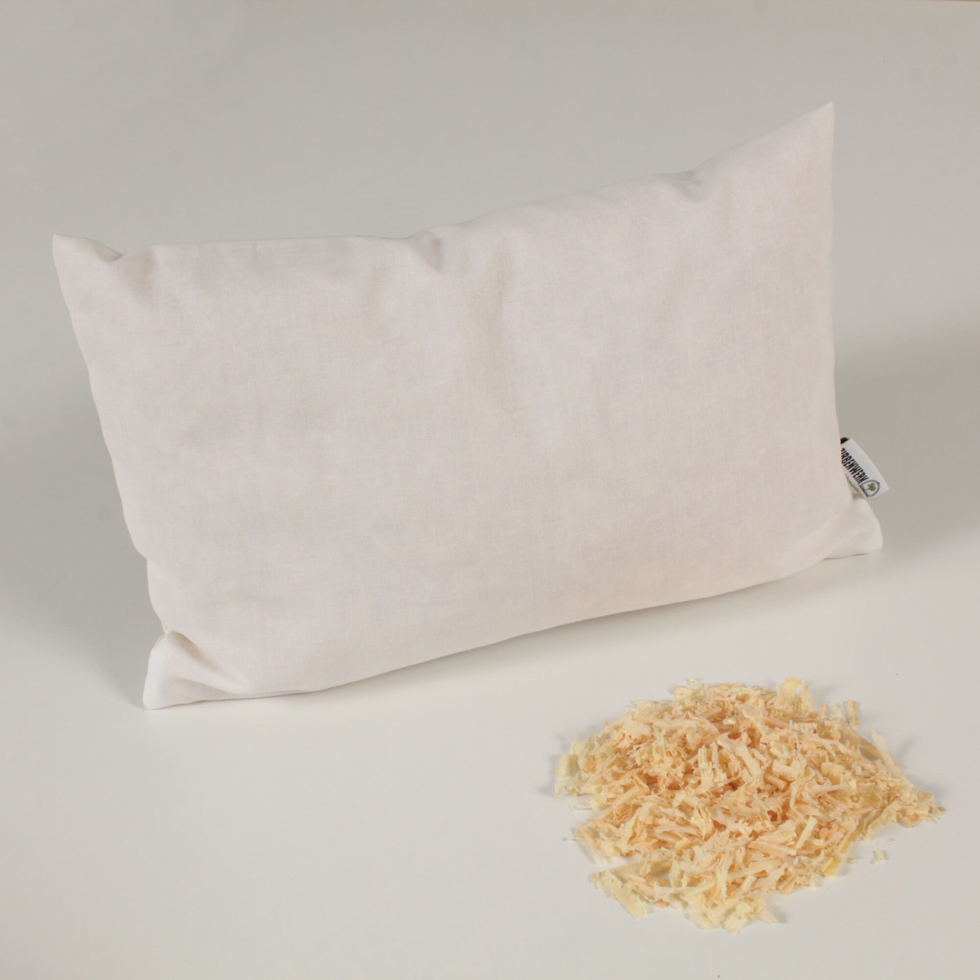 Zirbenkissen 20x30 cm mit Zirbenspänen & Baumwolle