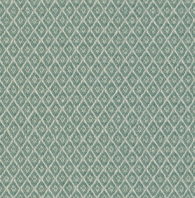 Stoff Meterware Gloria Rauten klein Grün Webware Jacquard