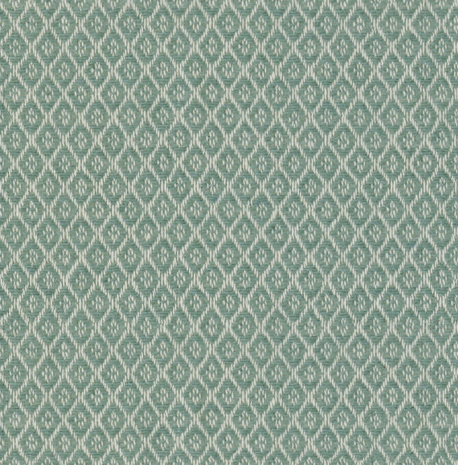 Stoff Meterware Gloria Rauten klein Grün Webware Jacquard