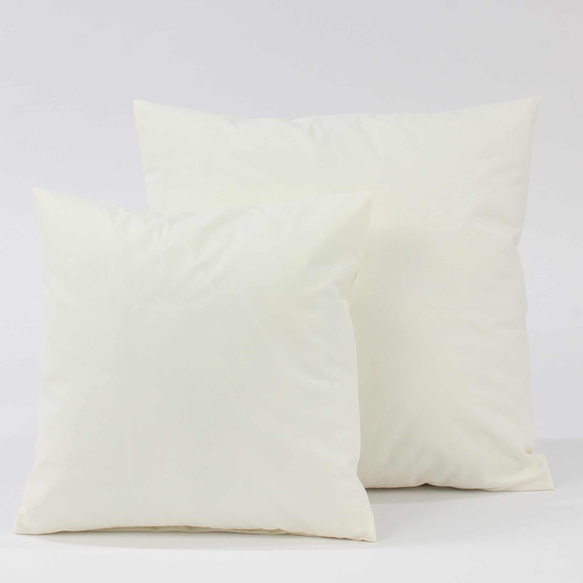 Kissenbezug Dupion Seide Creme