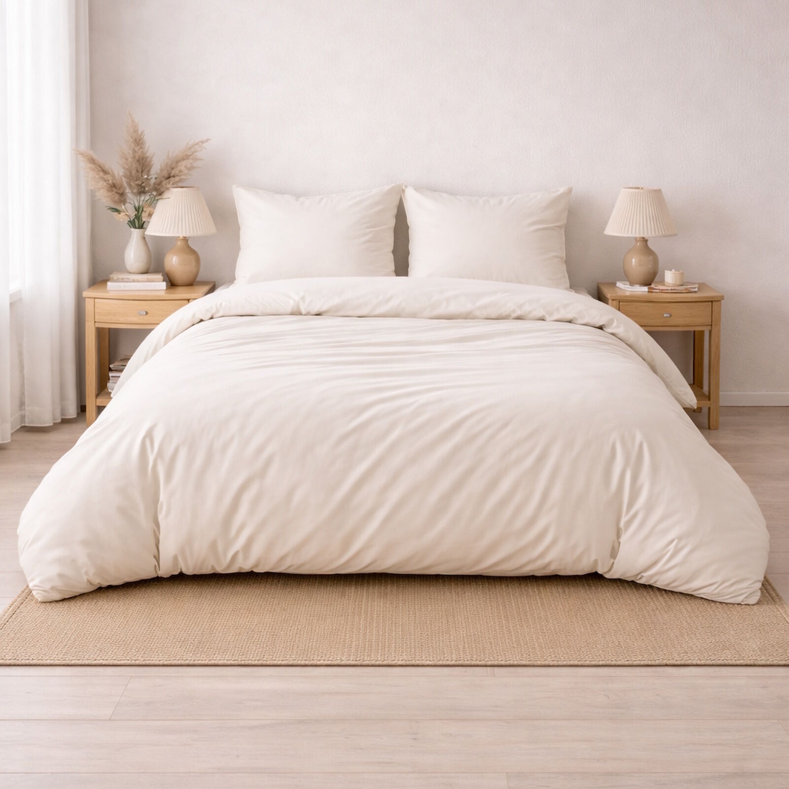 Lyocell Bettwäsche TENCEL Ecru 135x200 Sandwash