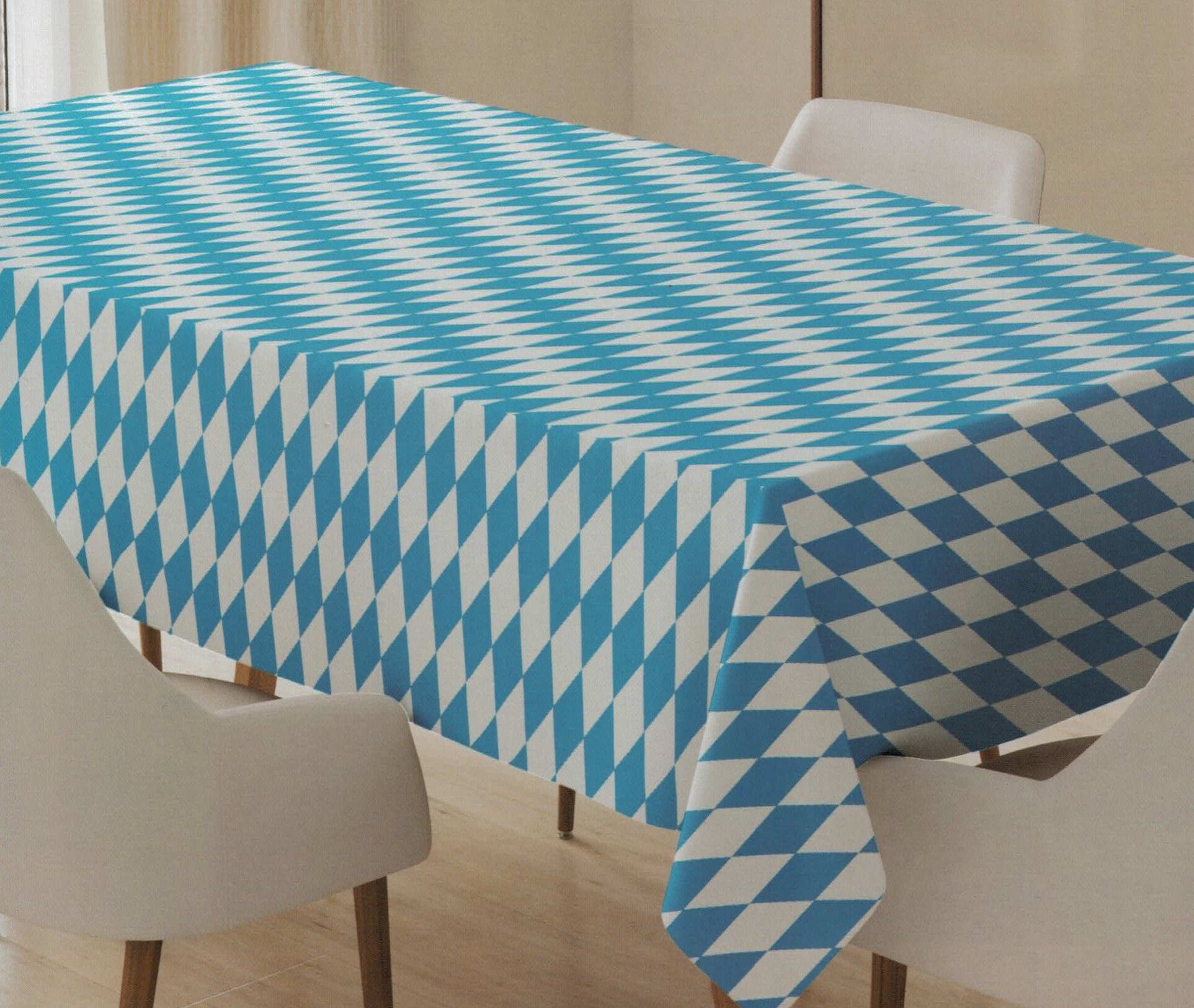 Wachstuch Tischdecke Bayern Raute