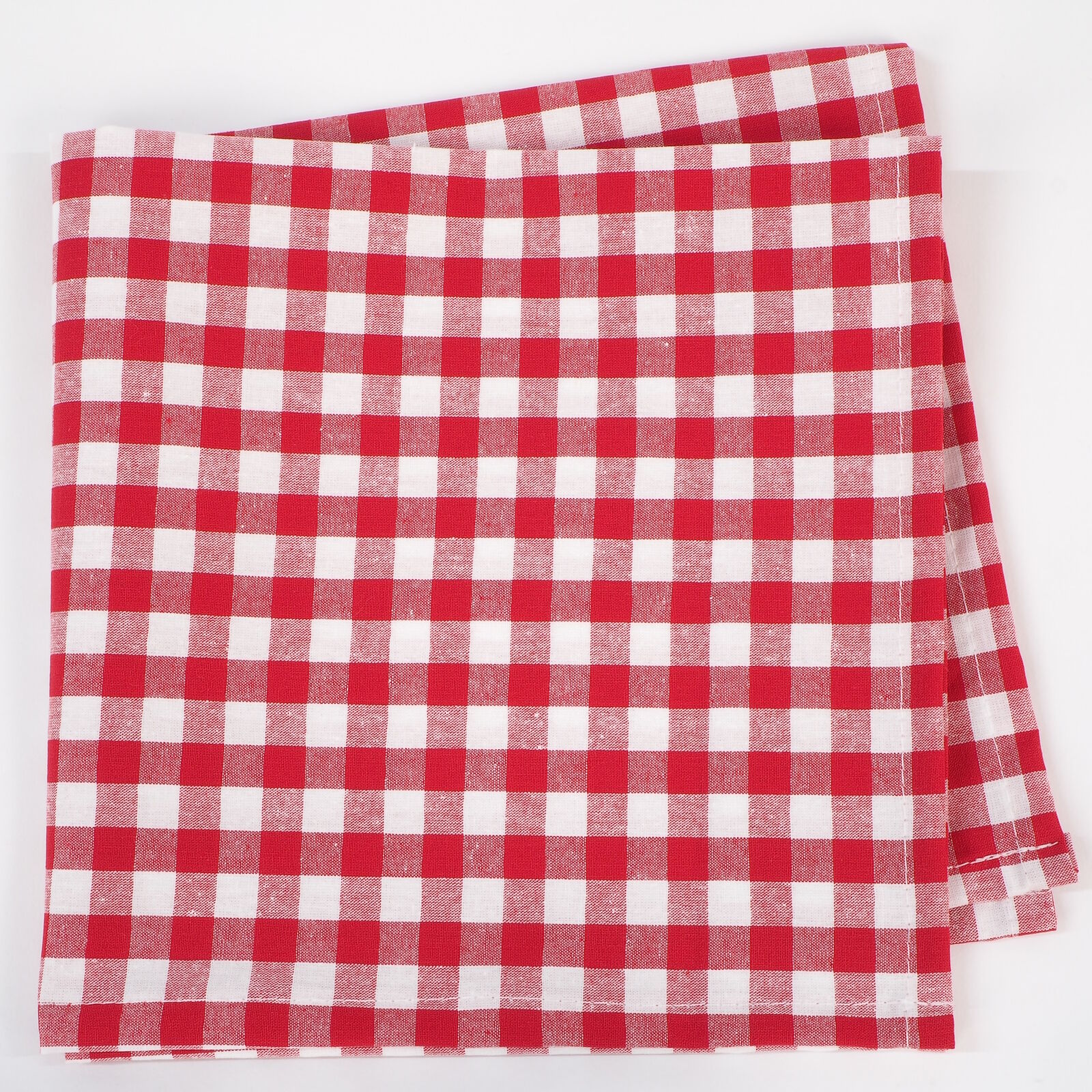 Servietten Karo 1x1 cm Rot - 50x50 cm