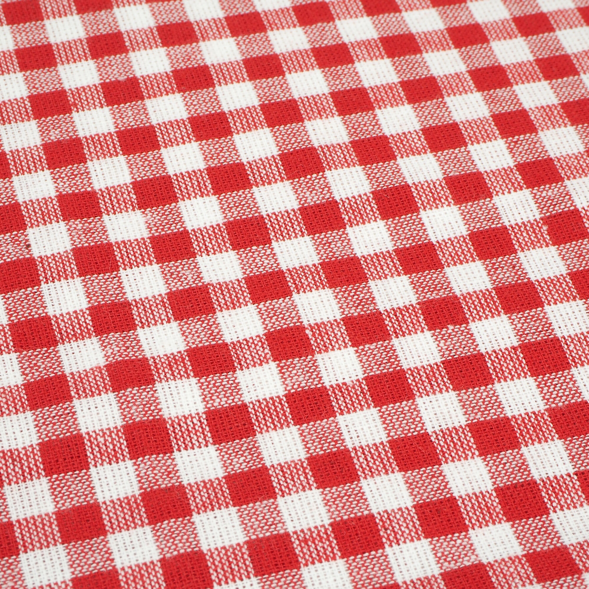 Stoff Meterware Karo 5x5 mm Rot