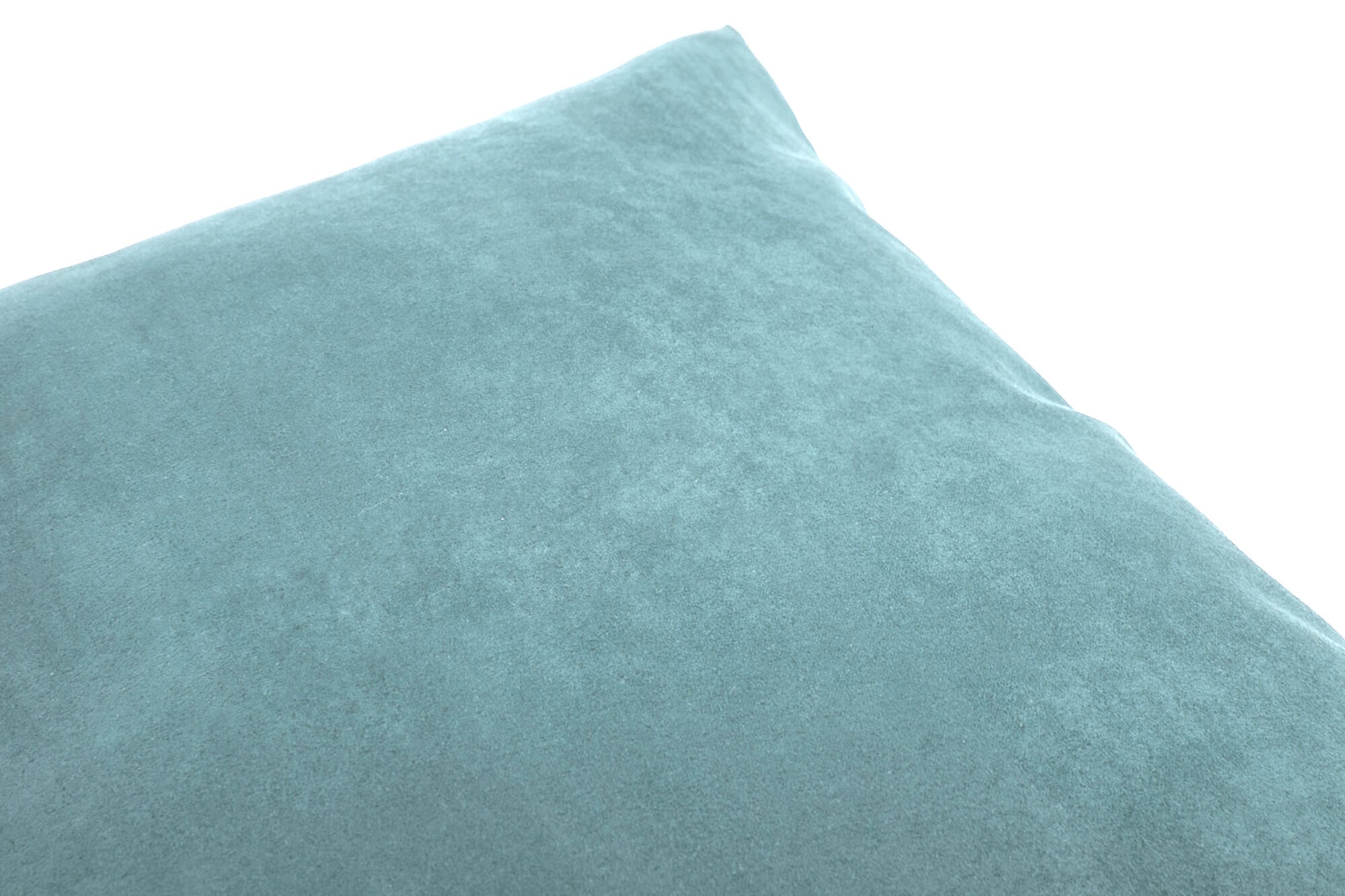 Kunstleder Kissenbezug 50x50 cm Pastellblau3