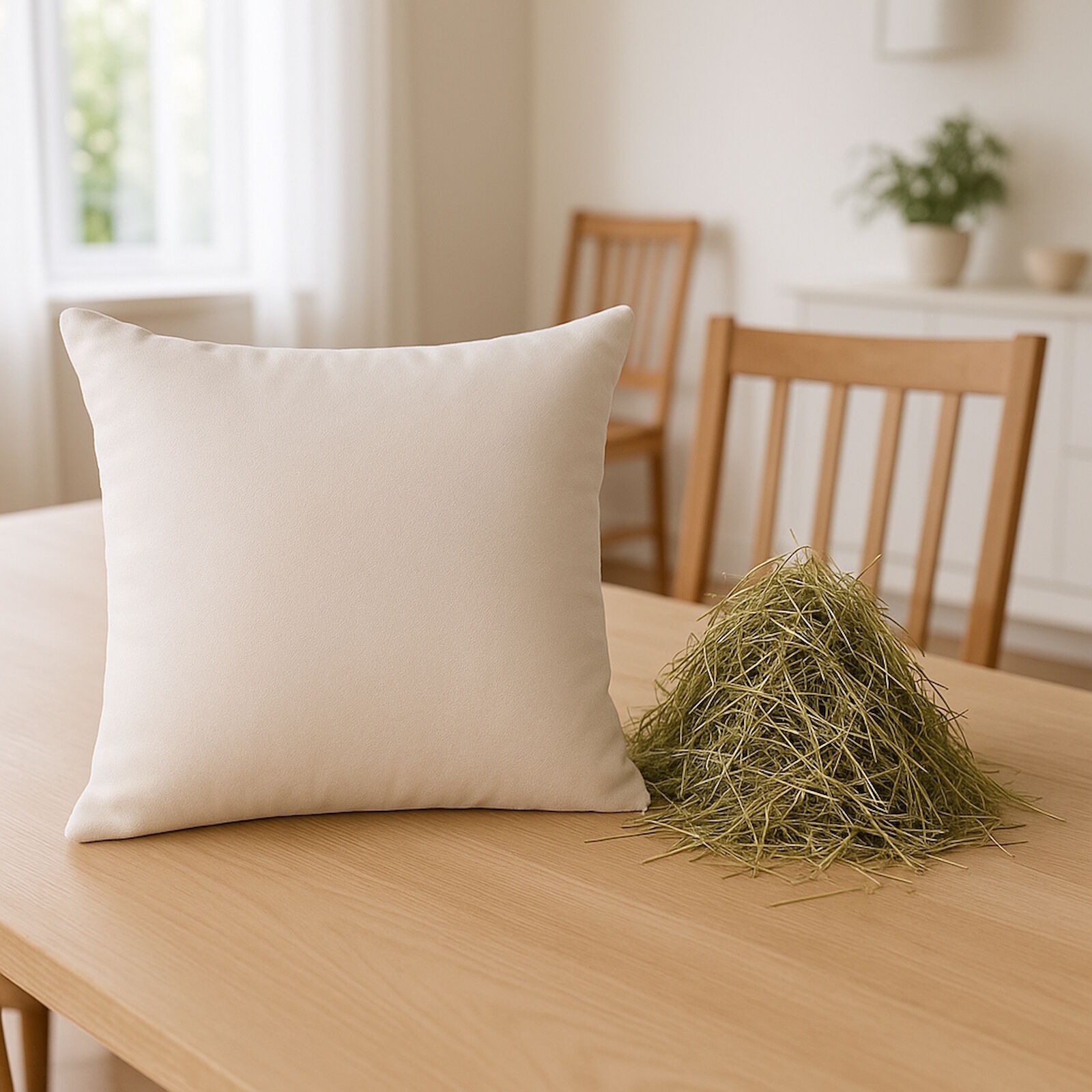 Heukissen 30x50 cm Weiß