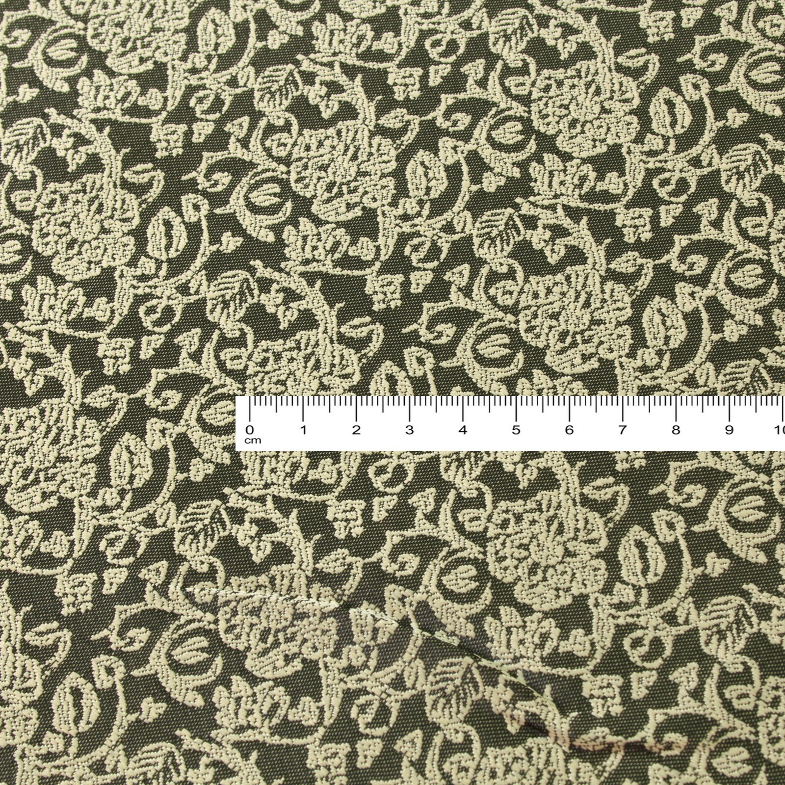 Stoff Meterware Anni Blumen Polyester Jacquard