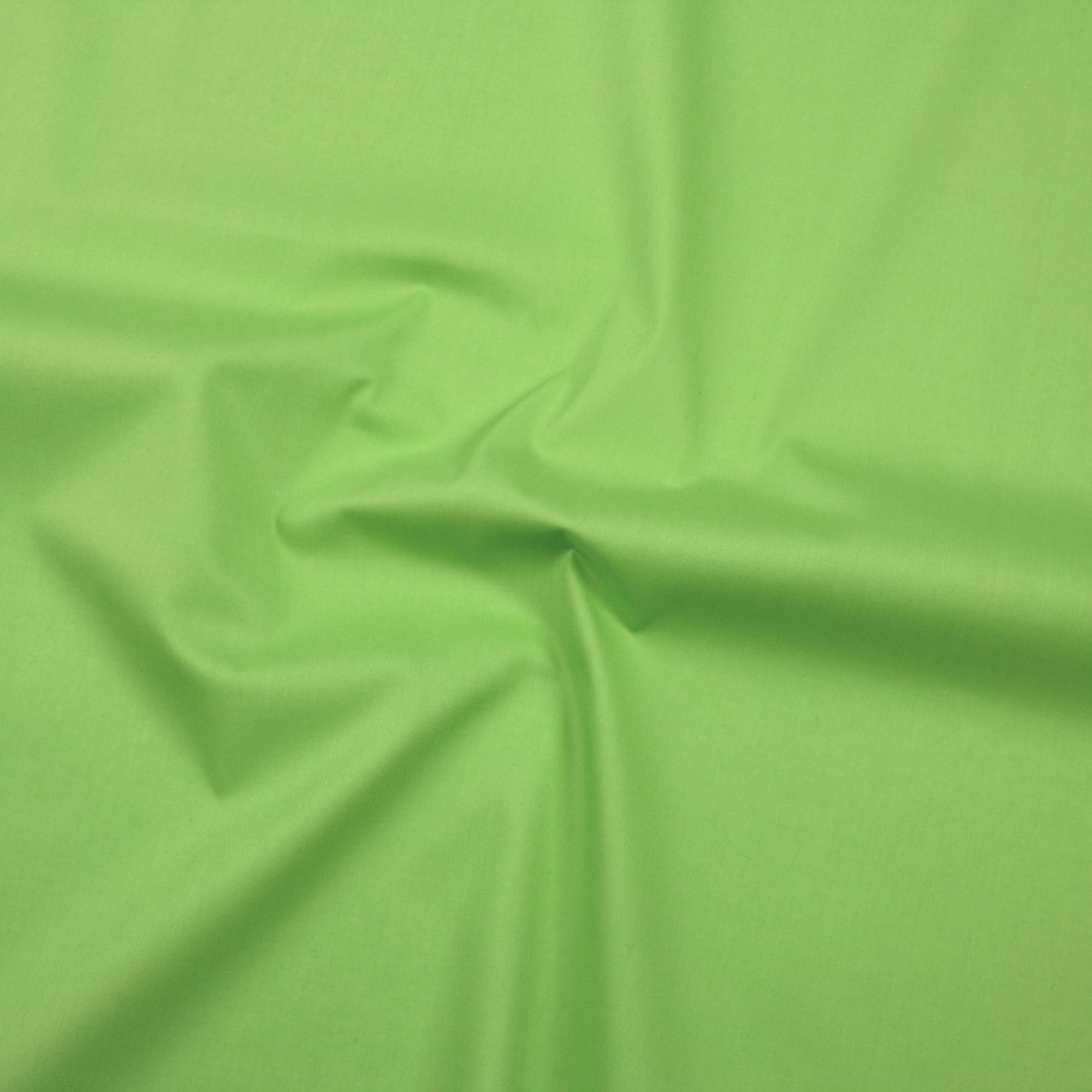 Biertisch Tischdecke Uni Baumwolle - Hellgrün/80x250 cm