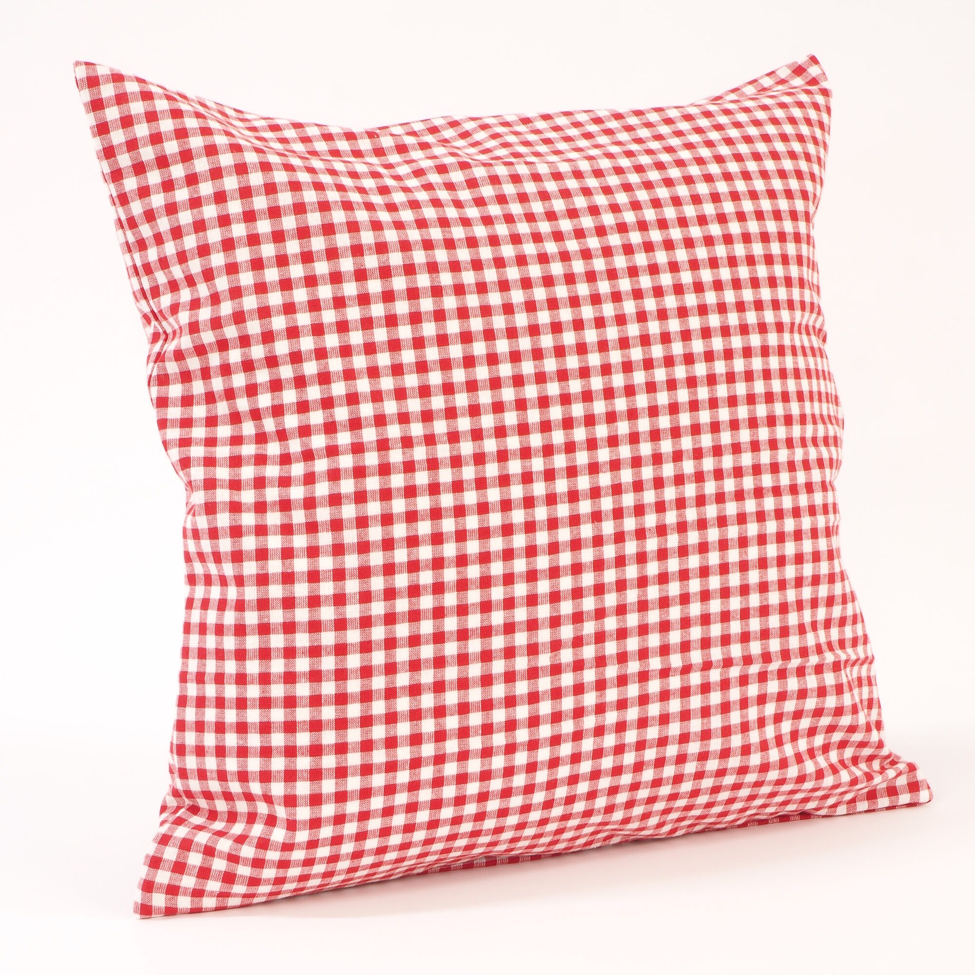 Kissenbezug 40x40 cm Karo 5x5 mm Rot