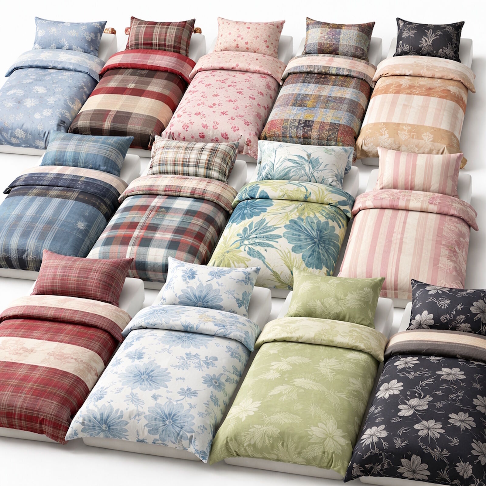 Pflege Überraschungs-Bettwäsche 135x200 cm Seersucker Baumwolle