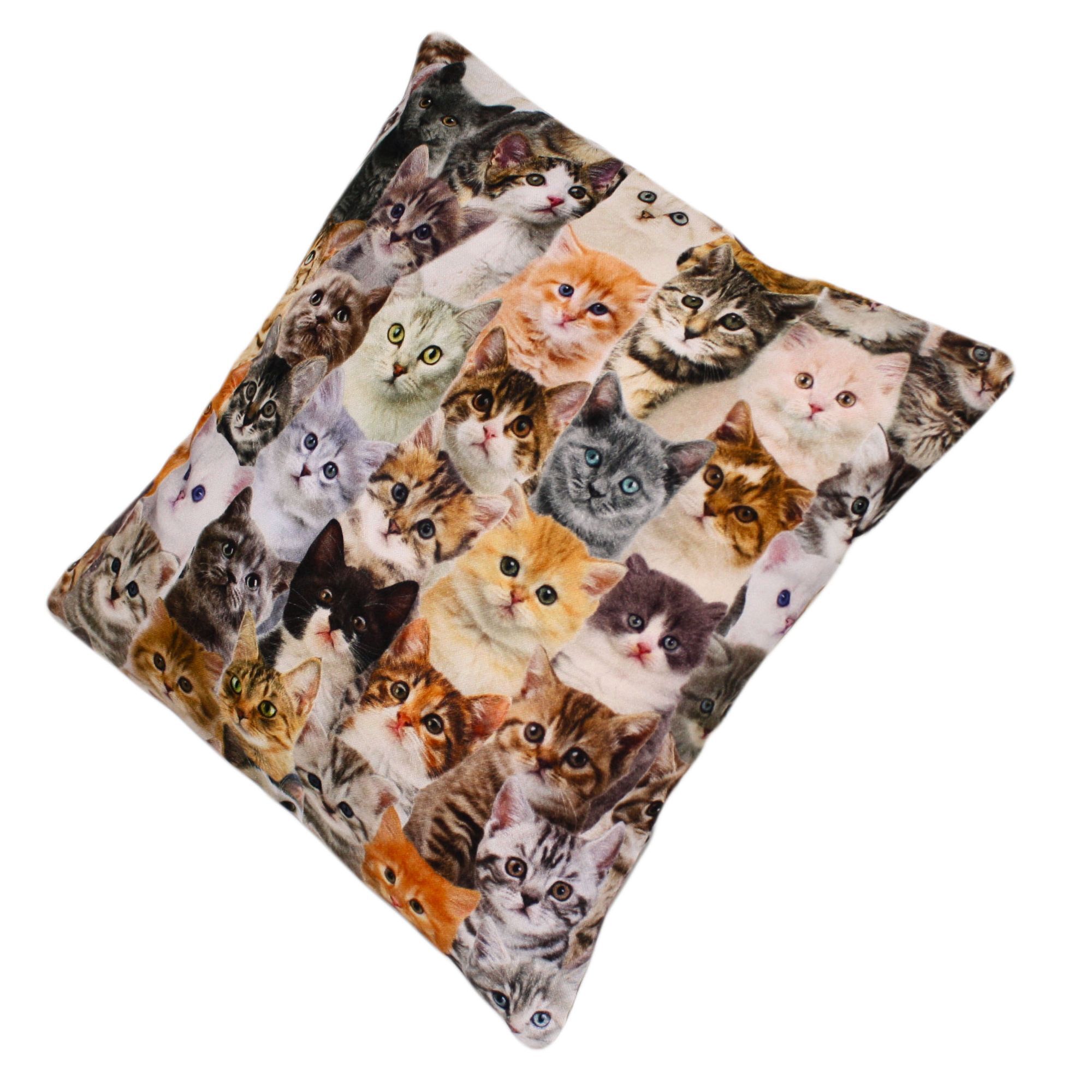 Kissenbezug Katzen Kinder Baumwolle-30x30 cm