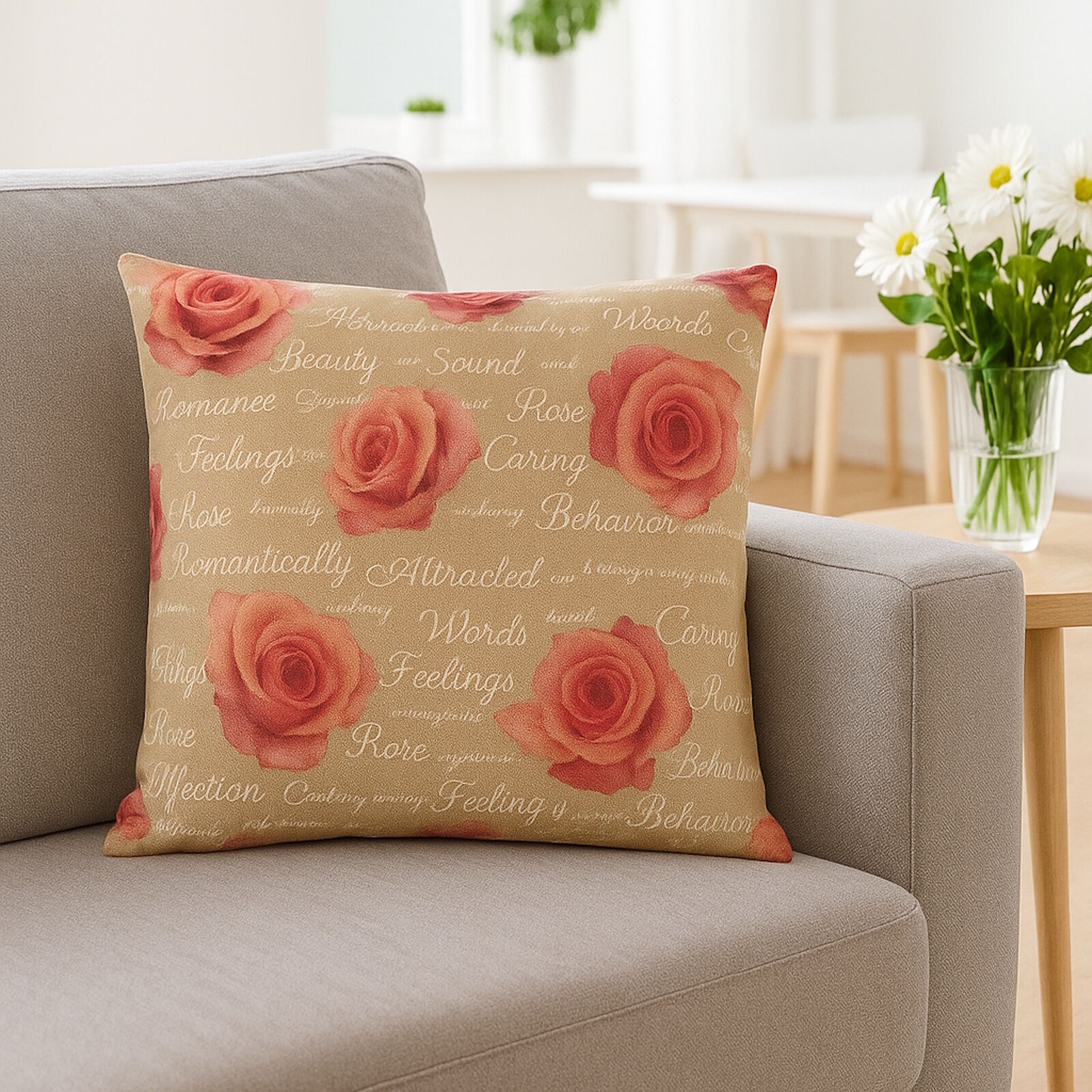 Kissenbezug Romantic Rose