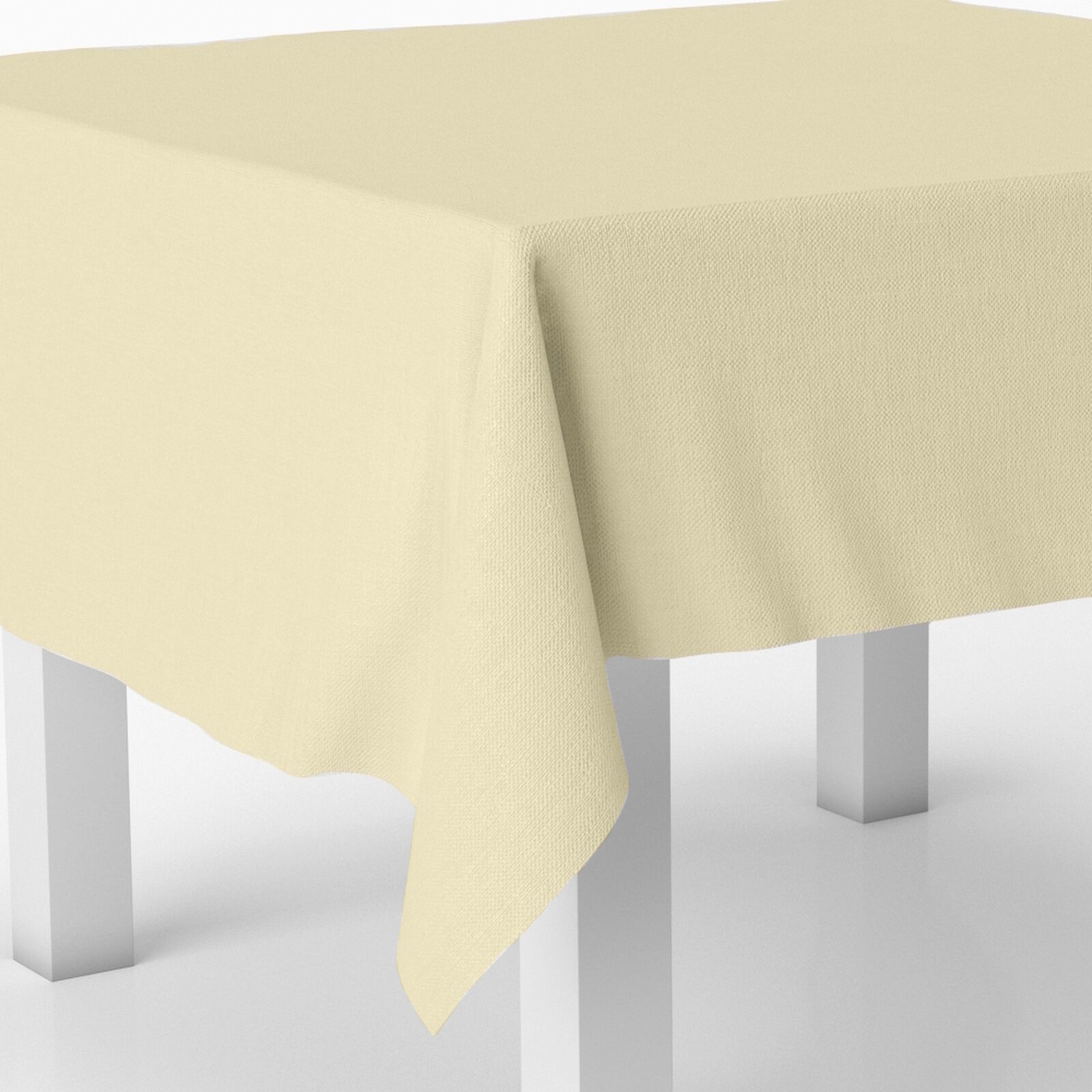 Tischdecke Uni Toledo-80x80 cm-Creme