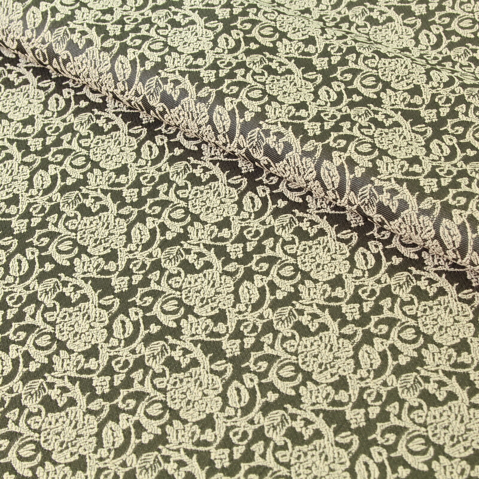 Stoff Meterware Anni Blumen Polyester Jacquard