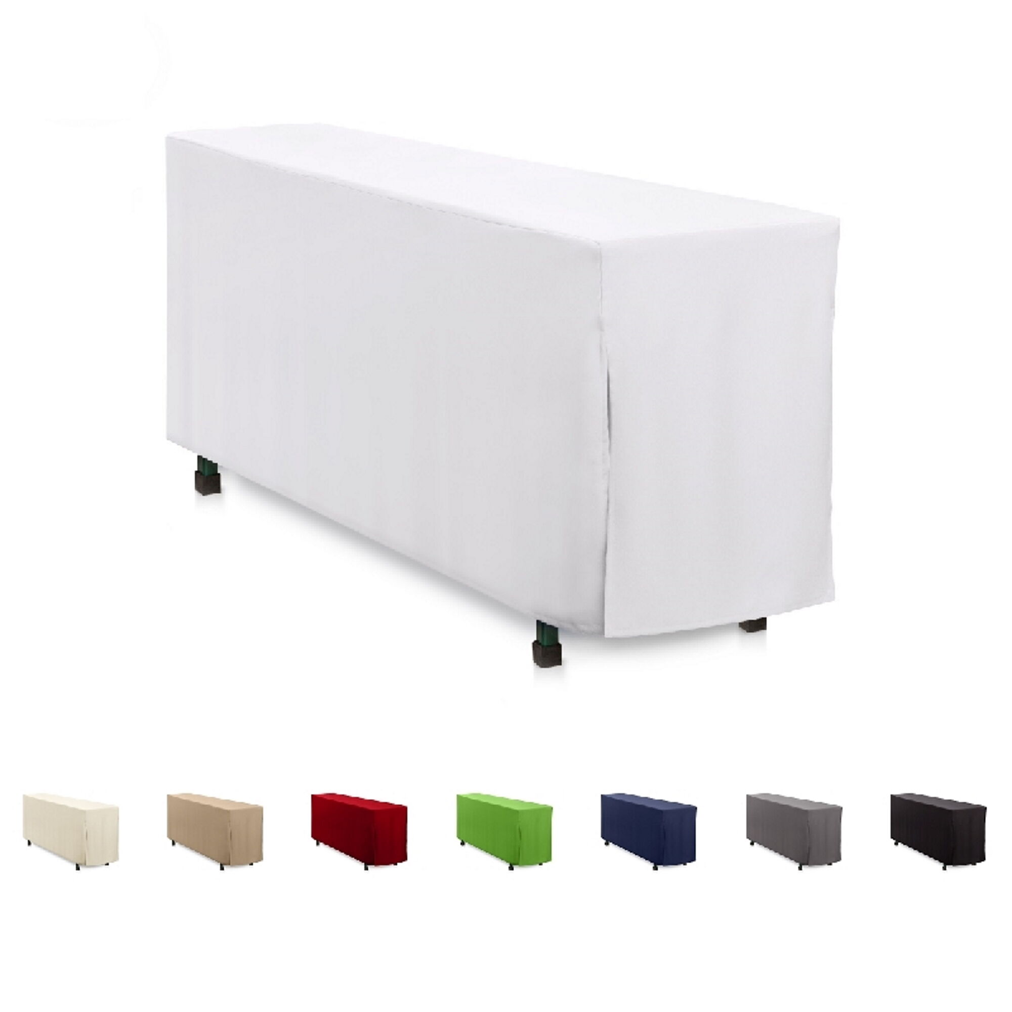 Biertischhusse bodenlang Polyester