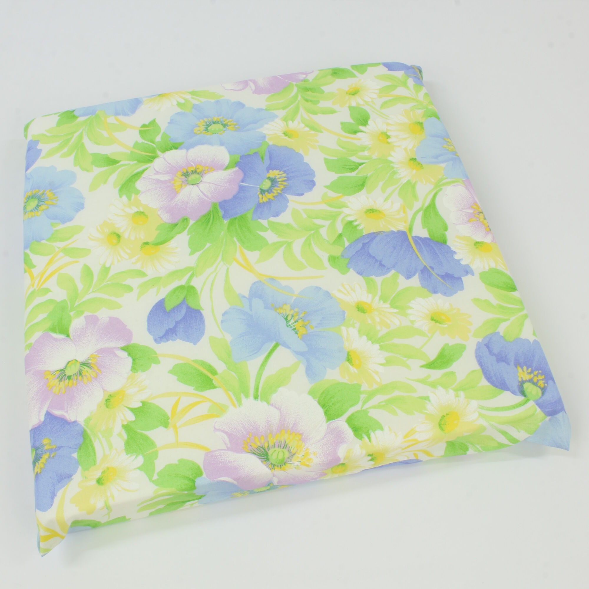 Sitzkissen 40x40 cm Blumen Outdoor Blau