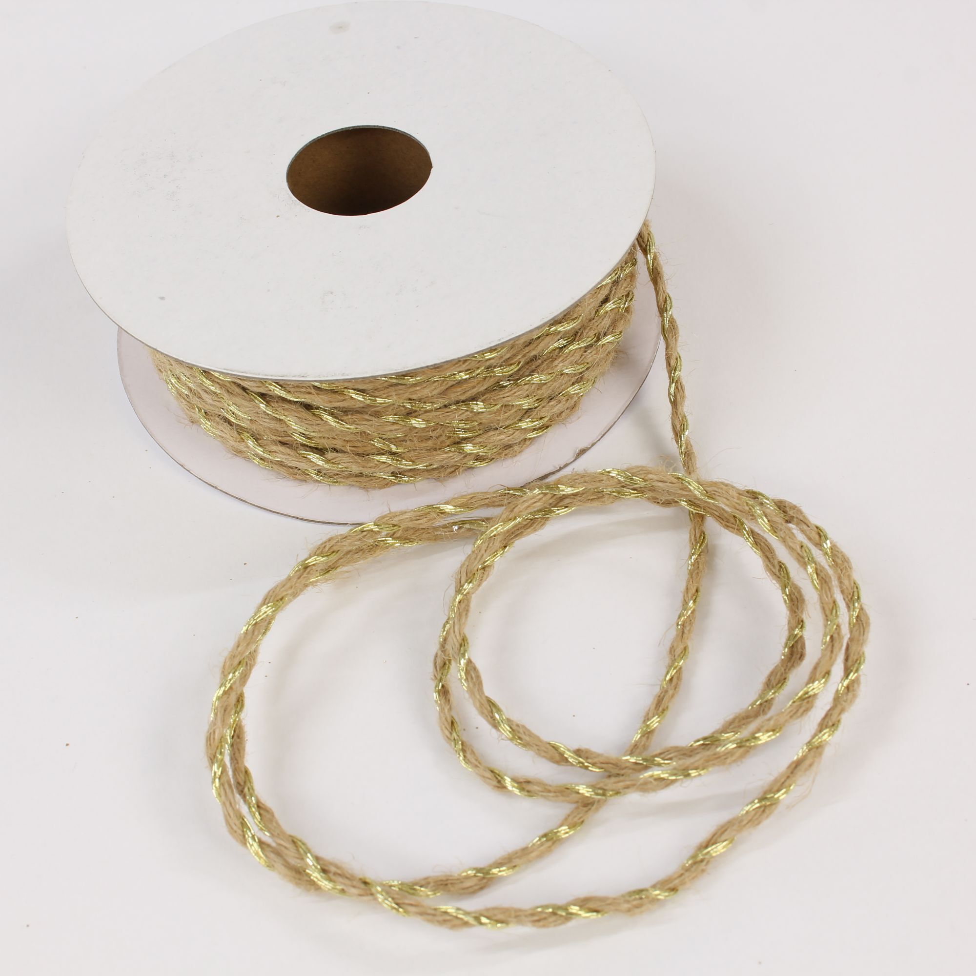 Deko Kordel Weihnachten Geschenk 5mm braun Jute - 25 Meter