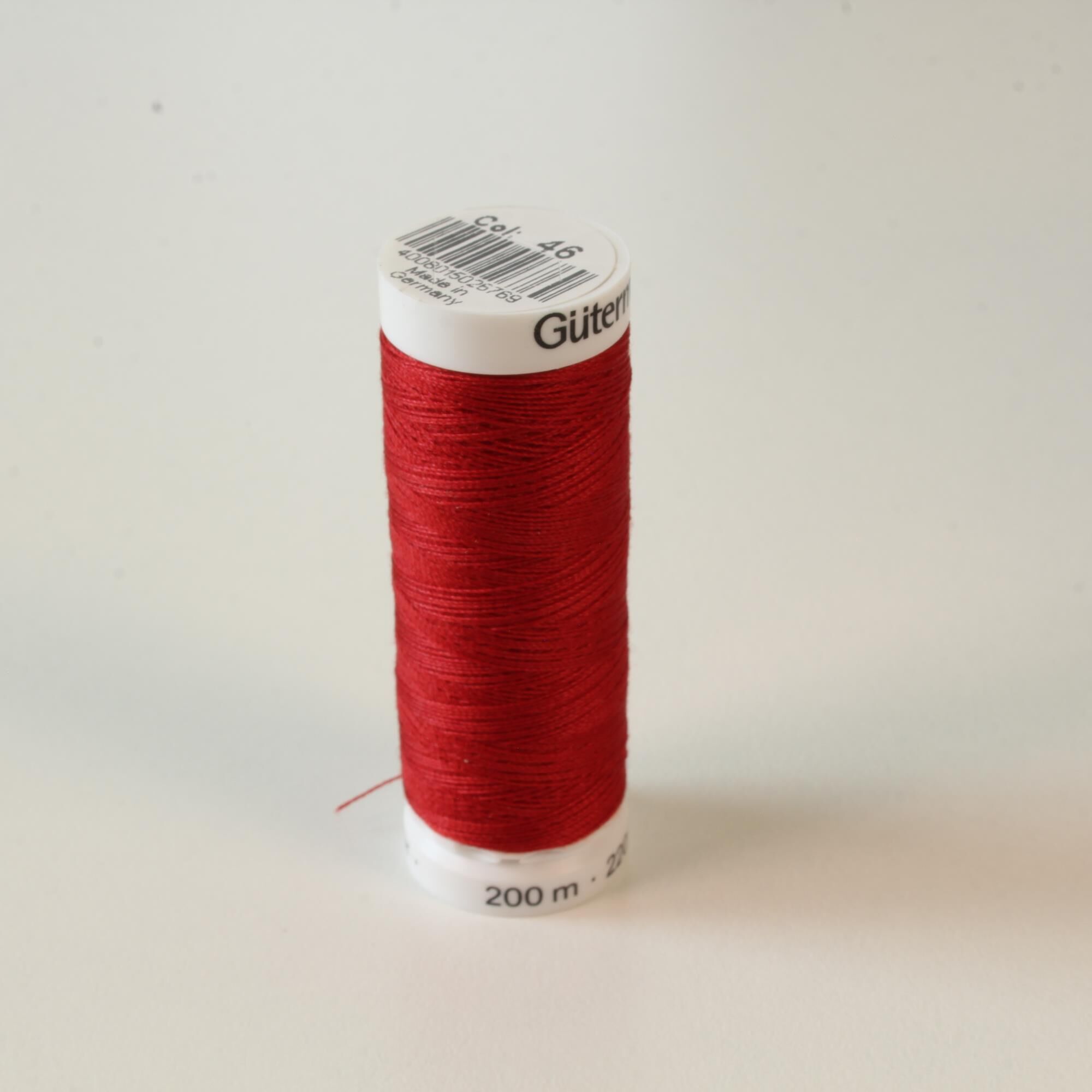 Gütermann Garn Faden 200m 46 rot