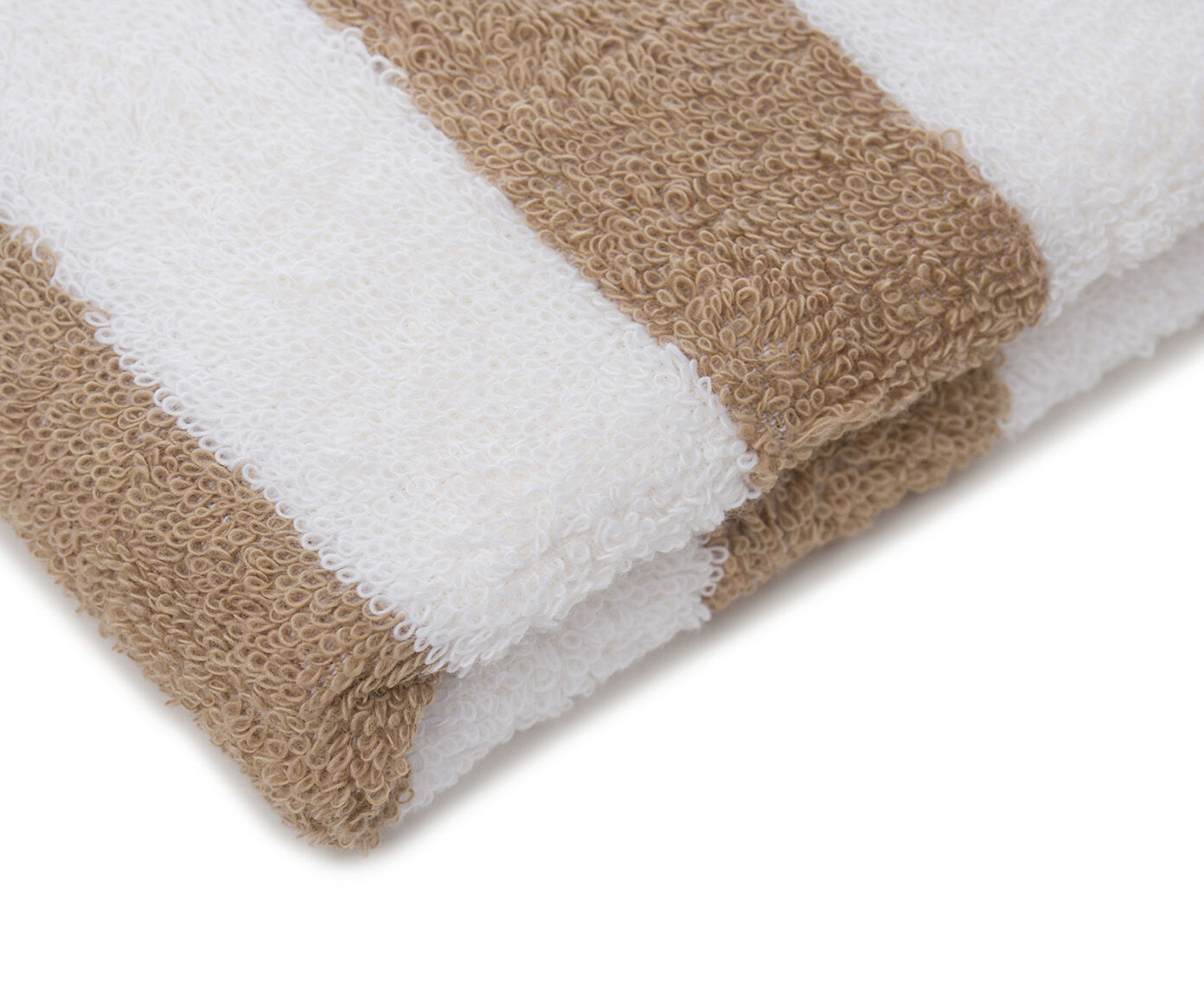 Gözze Duschtuch RIMINI 70x140 cm Blockstreifen - Cappuccino