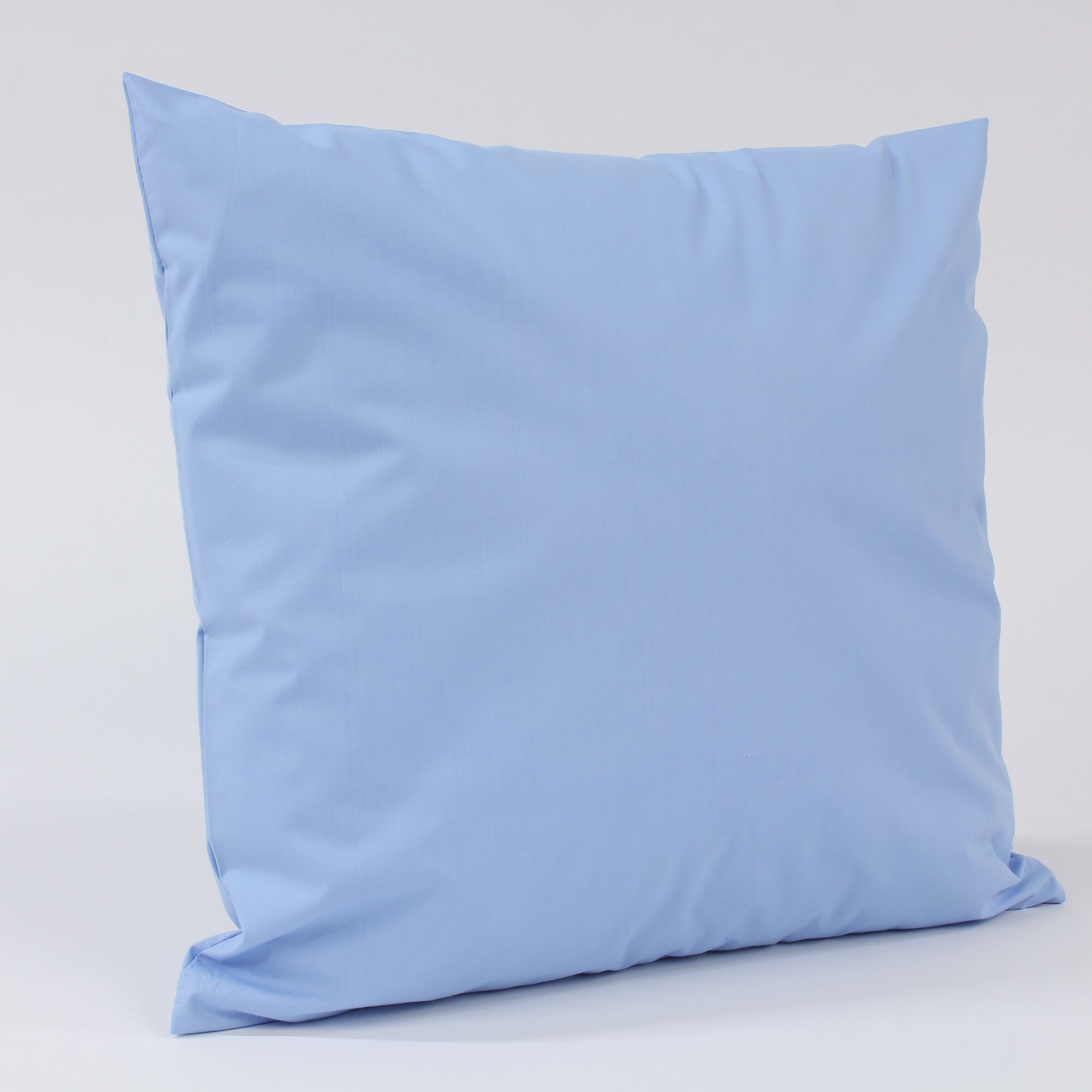 Kissenbezug Dupion Seide Hellblau