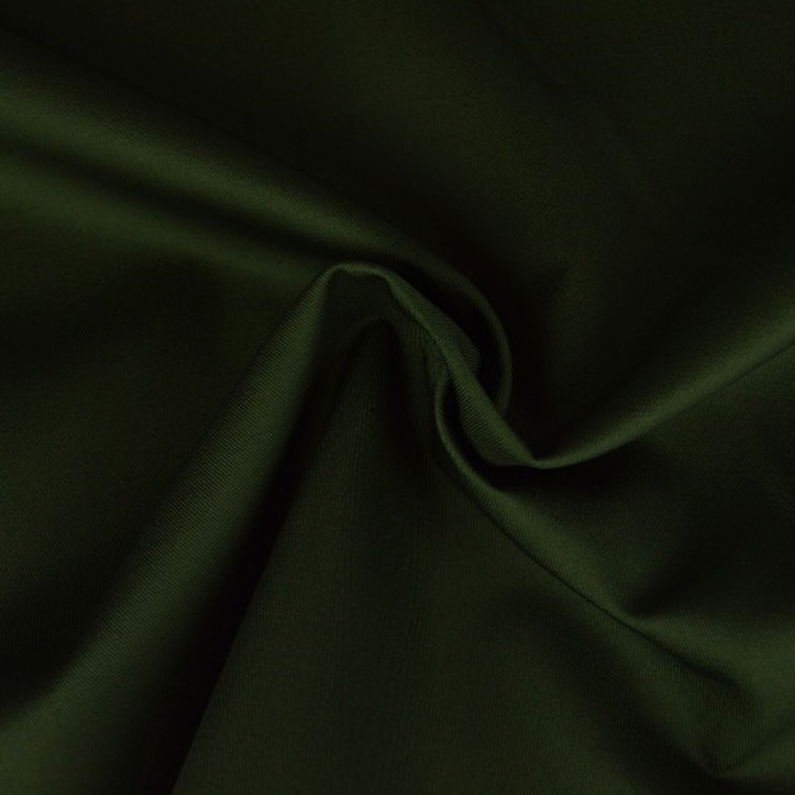 Stoff Baumwolle Köper Twill Dunkelgrün Meterware