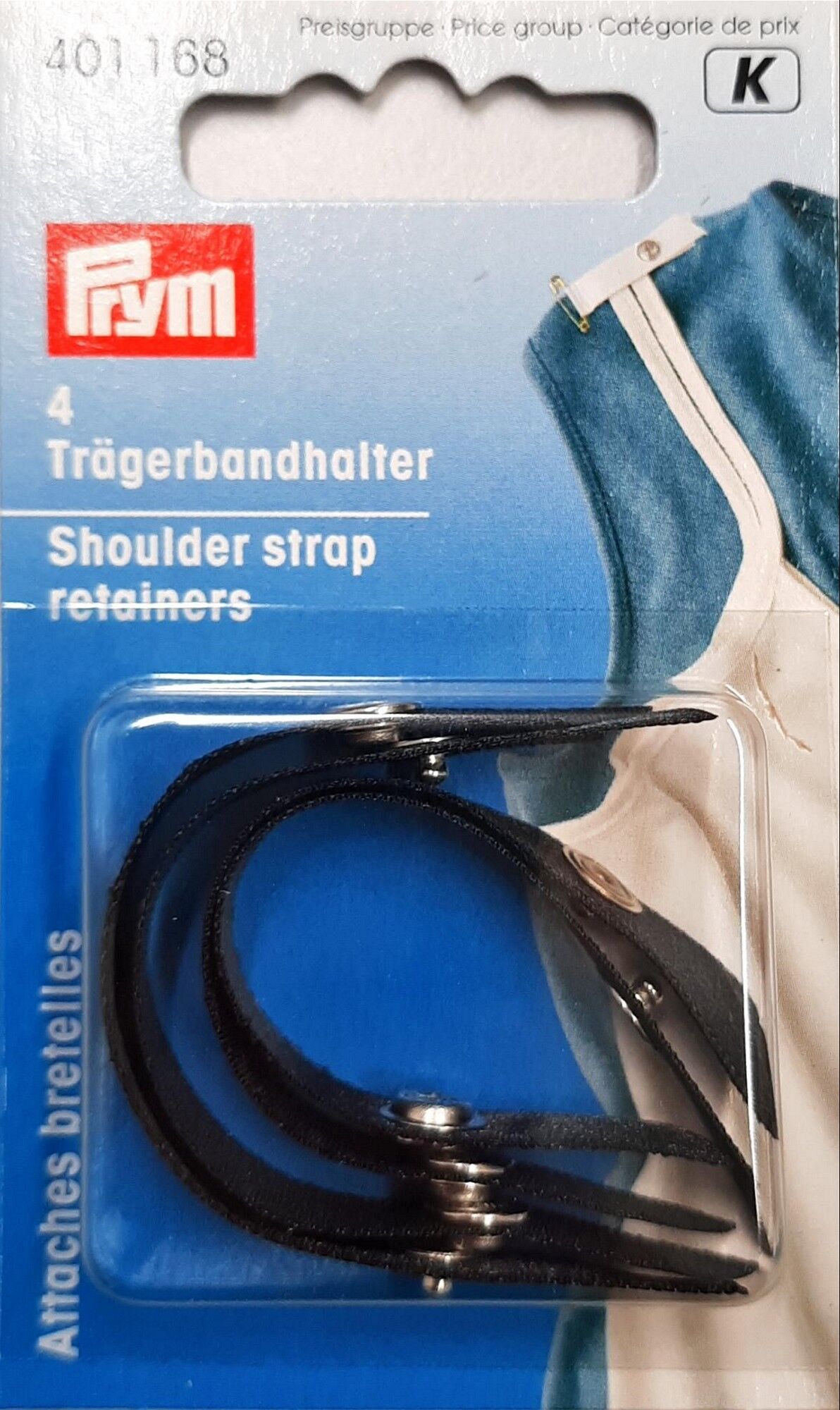 Trägerbandhalter schwarz