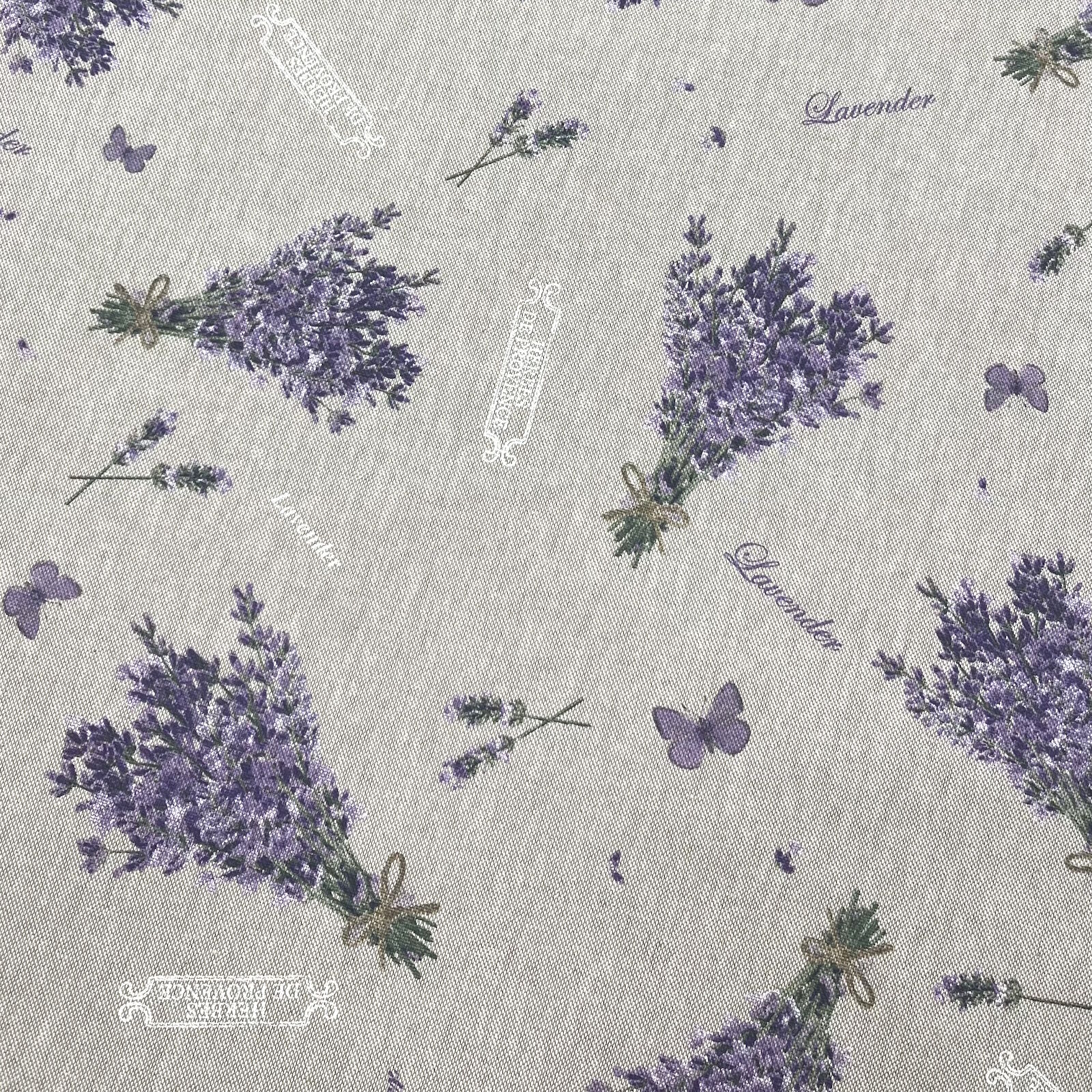 Lavendel Stoff Leinenoptik Half Panama Premium 140 cm
