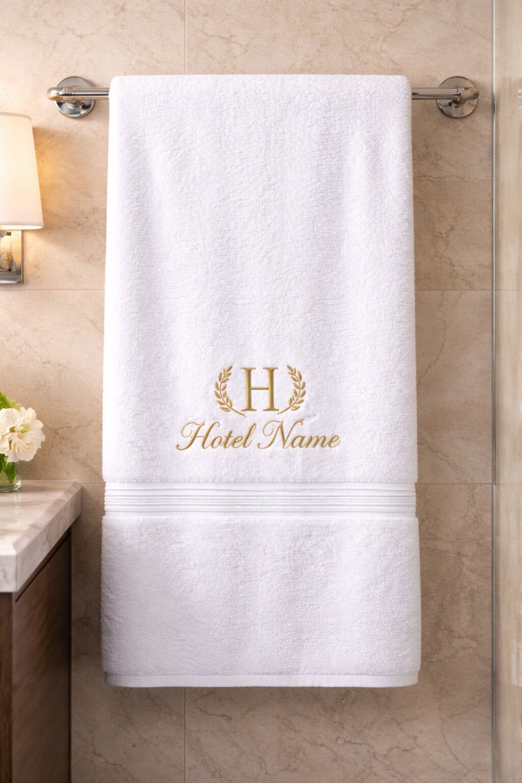 Hotel Duschtucher 70x140 individuelles Logo