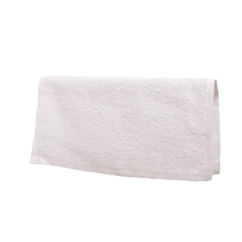 Seiftuch 30x30 cm Weiß 10er Pack Baumwolle Uni-Walk-Frottee