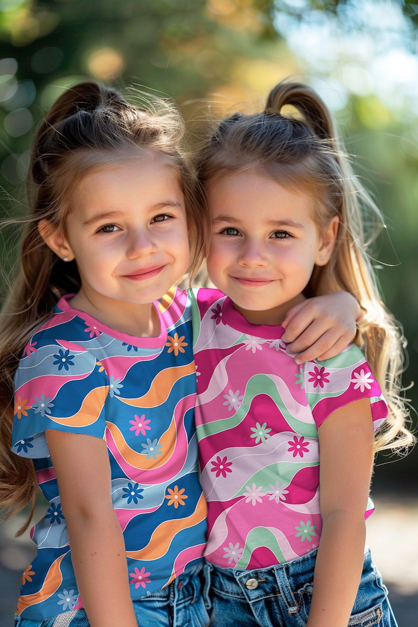 Jersey Stoff Blumen Rosa Pink Meterware Kinderstoff